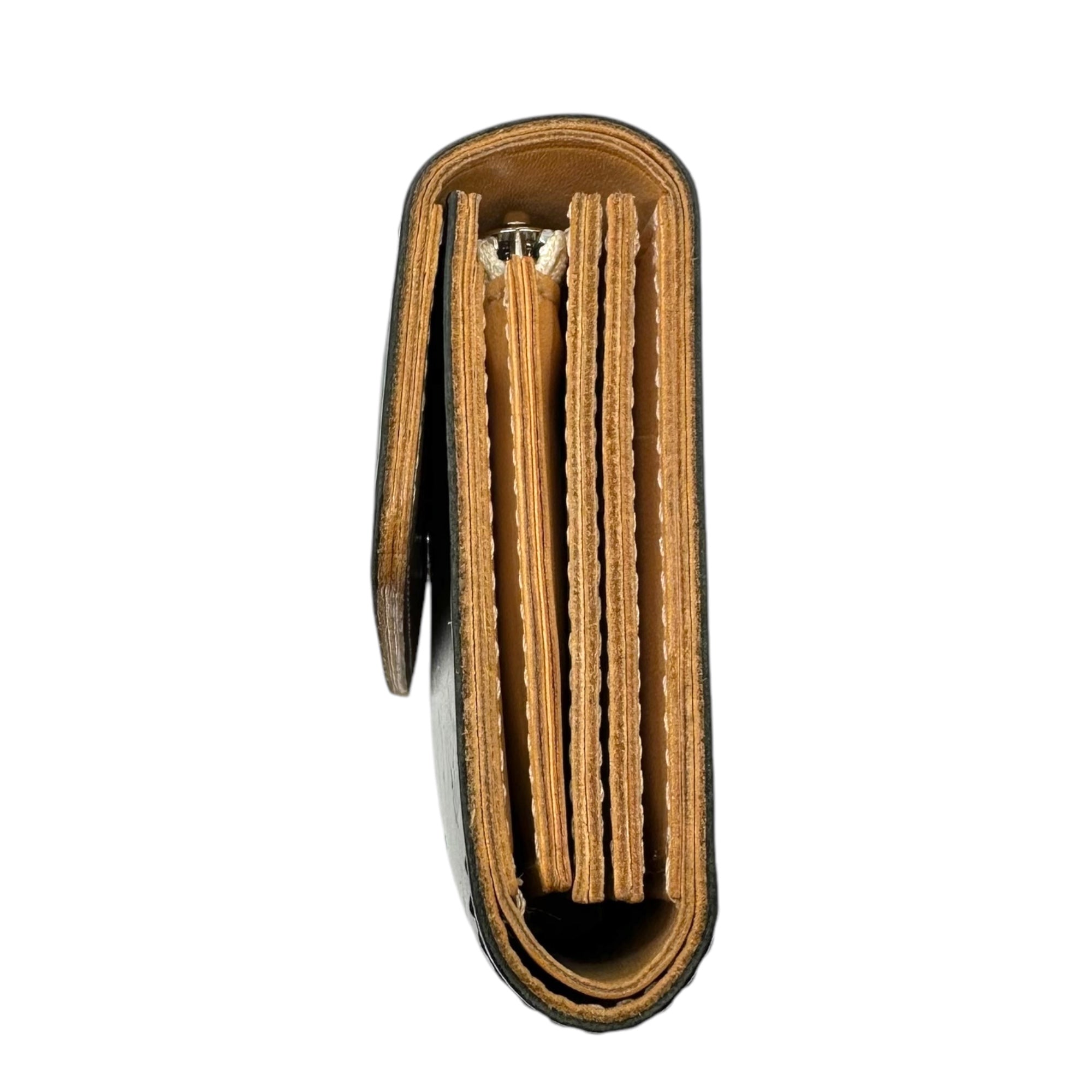 Hender Scheme(エンダースキーマ) bellows wallet black ベローズ ウォレット 3つ折り 財布 レザー ブラック 参考定価39,600円(税込)