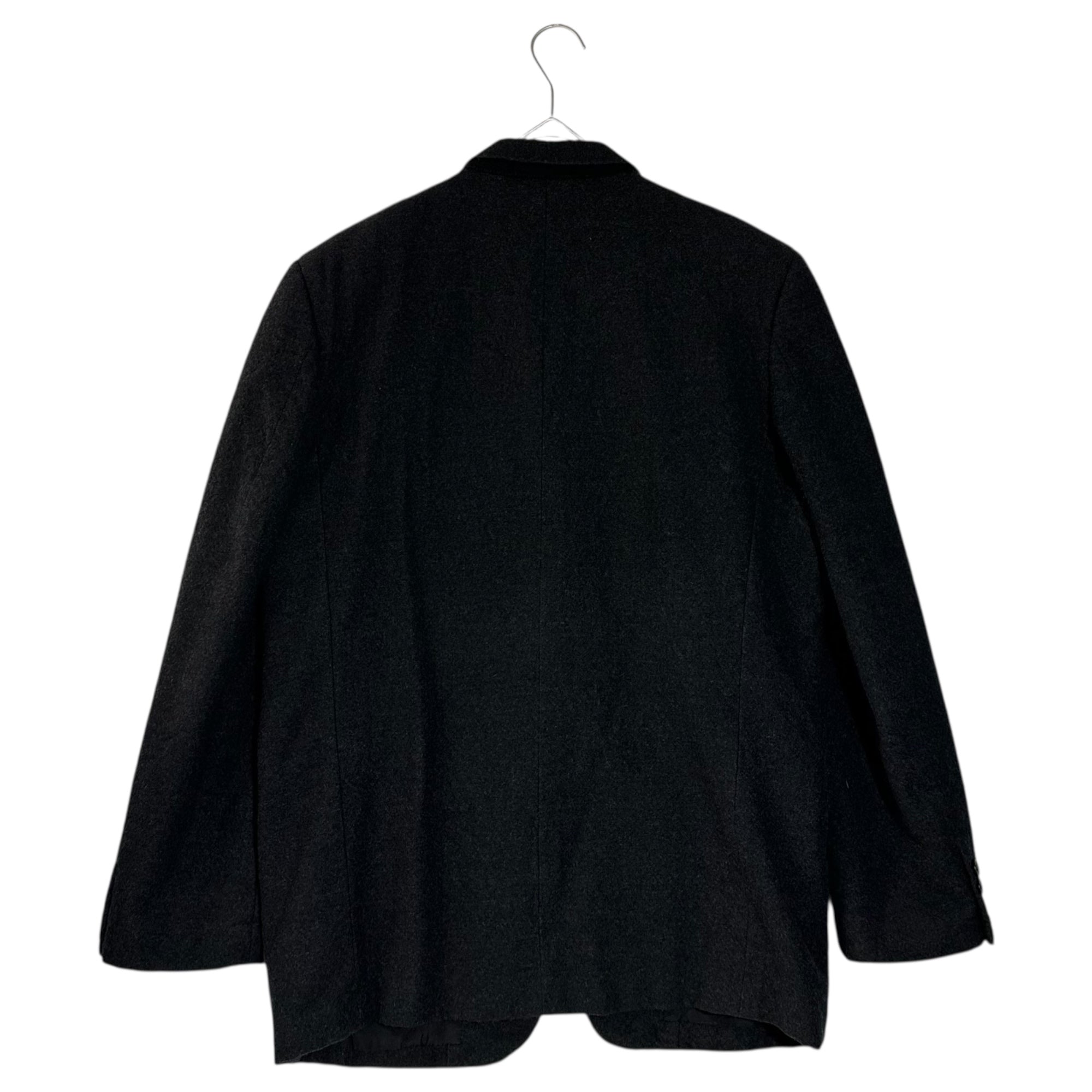 COMME des GARCONS HOMME(コムデギャルソンオム) 04AW 3-button wool jacket 04AW 3ボタン ウール ジャケット HN-J050 M ブラック AD2004 テーラード 00's