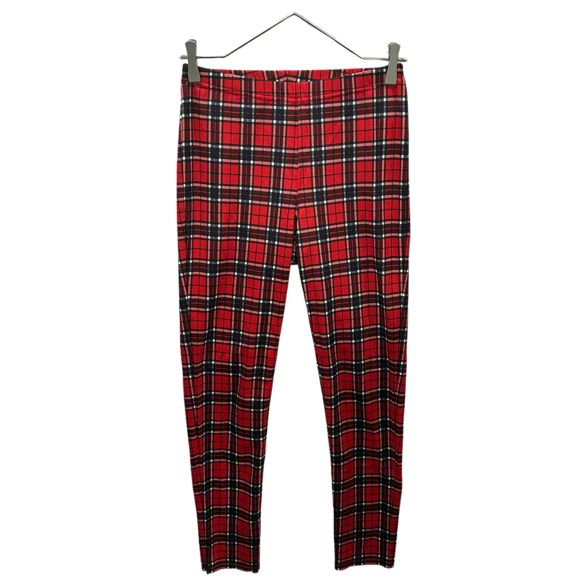 COMME des GARCONS(コムデギャルソン) 2006SS Plaid Leggings チェック レギンス パンツ GQ-T038 SS レッド AD2005 00s アーカイブ