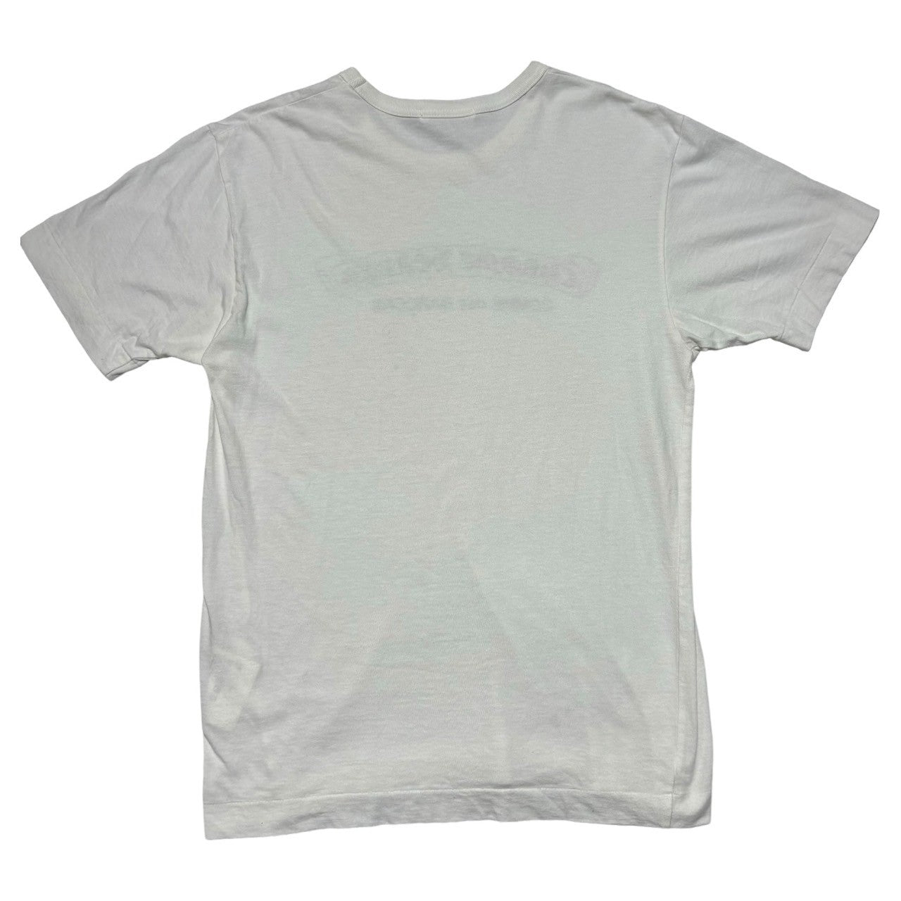COMME des GARCONS×CHROME HEARTS(コムデギャルソン×クロムハーツ) Double name logo print T-shirt ダブル ネーム ロゴ プリント Tシャツ OT-T023 S ホワイト コラボ