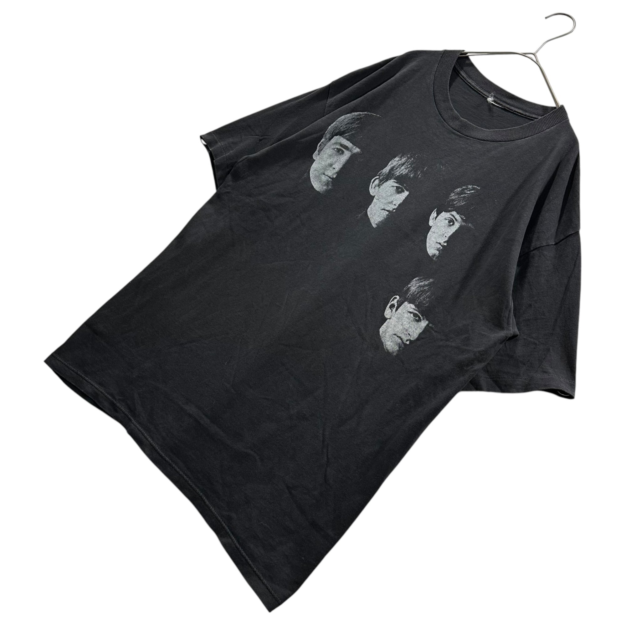 VINTAGE(ヴィンテージ) 1992's "MEET THE BEATLES" TEE ヴィンテージ ビートルズ Tシャツ 表記無(XL程度) ブラック 90's 90年代 バンド