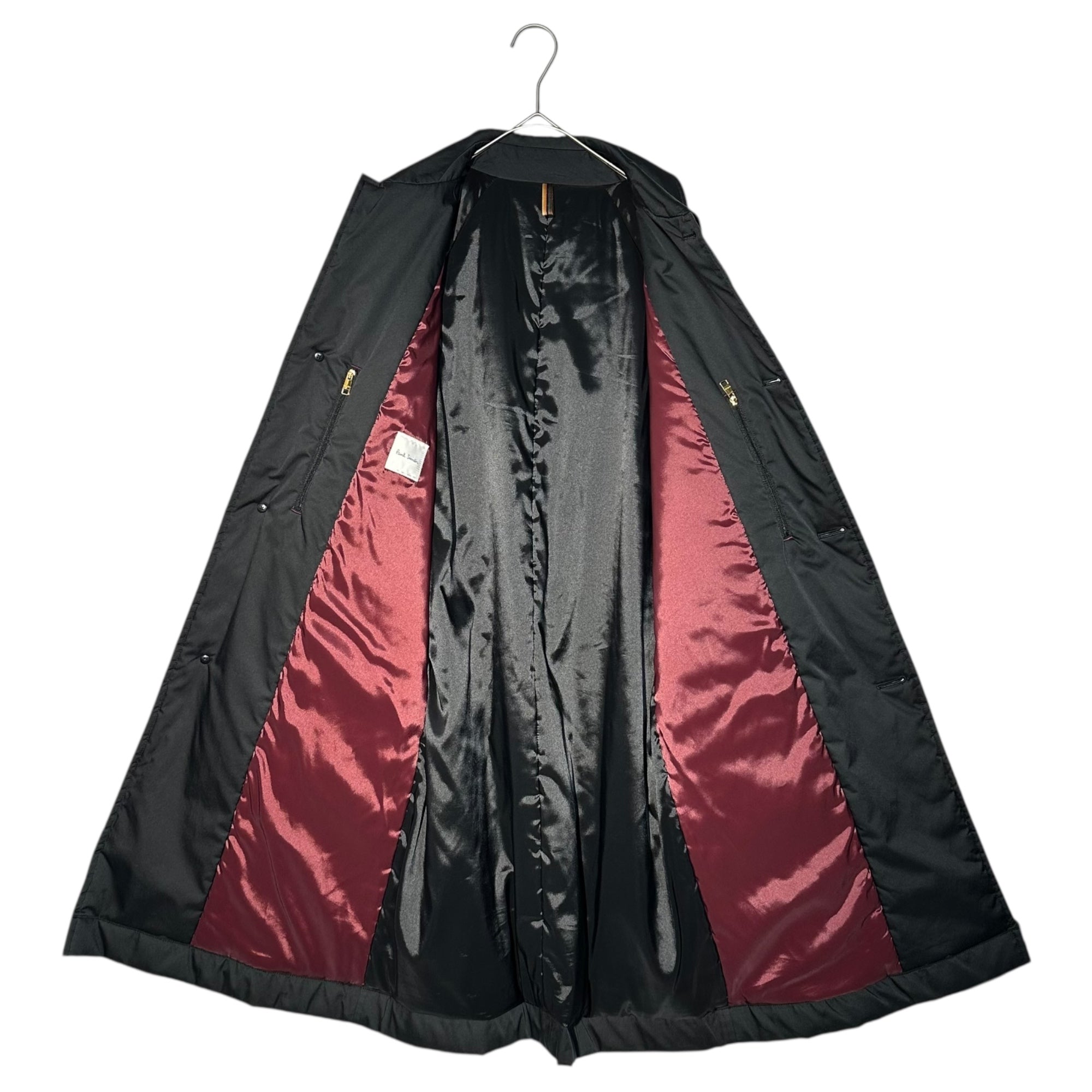 PAUL SMITH(ポールスミス) THINDOWN SOUTIEN COLLAR COAT シンダウン ステンカラー コート 283069 083RPD M ブラック 参考定価82,500円(税込)