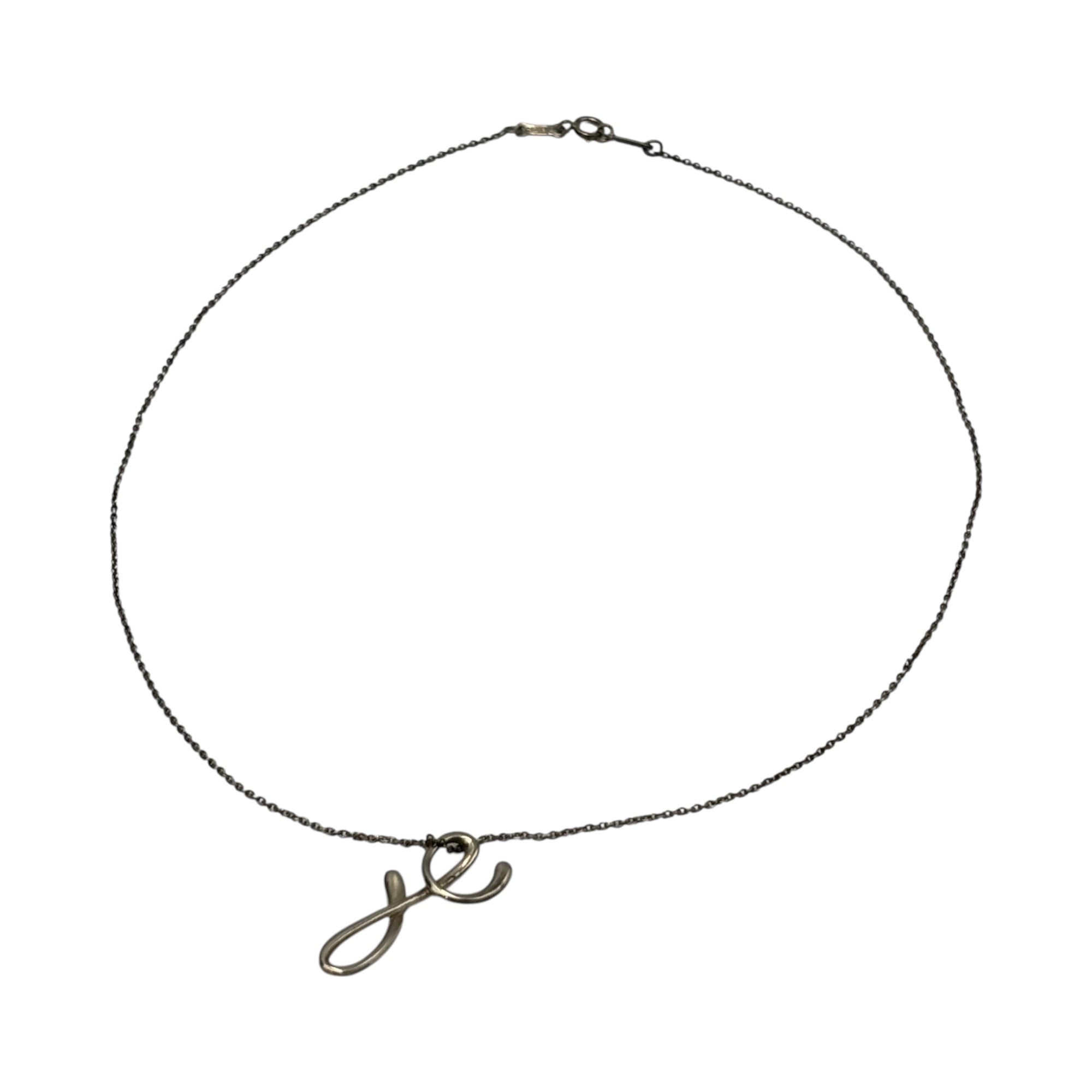 TIFFANY & CO.(ティファニー) Alphabet Initial “Y” Top Necklace アルファベット イニシャル 「Y」 トップ ネックレス
