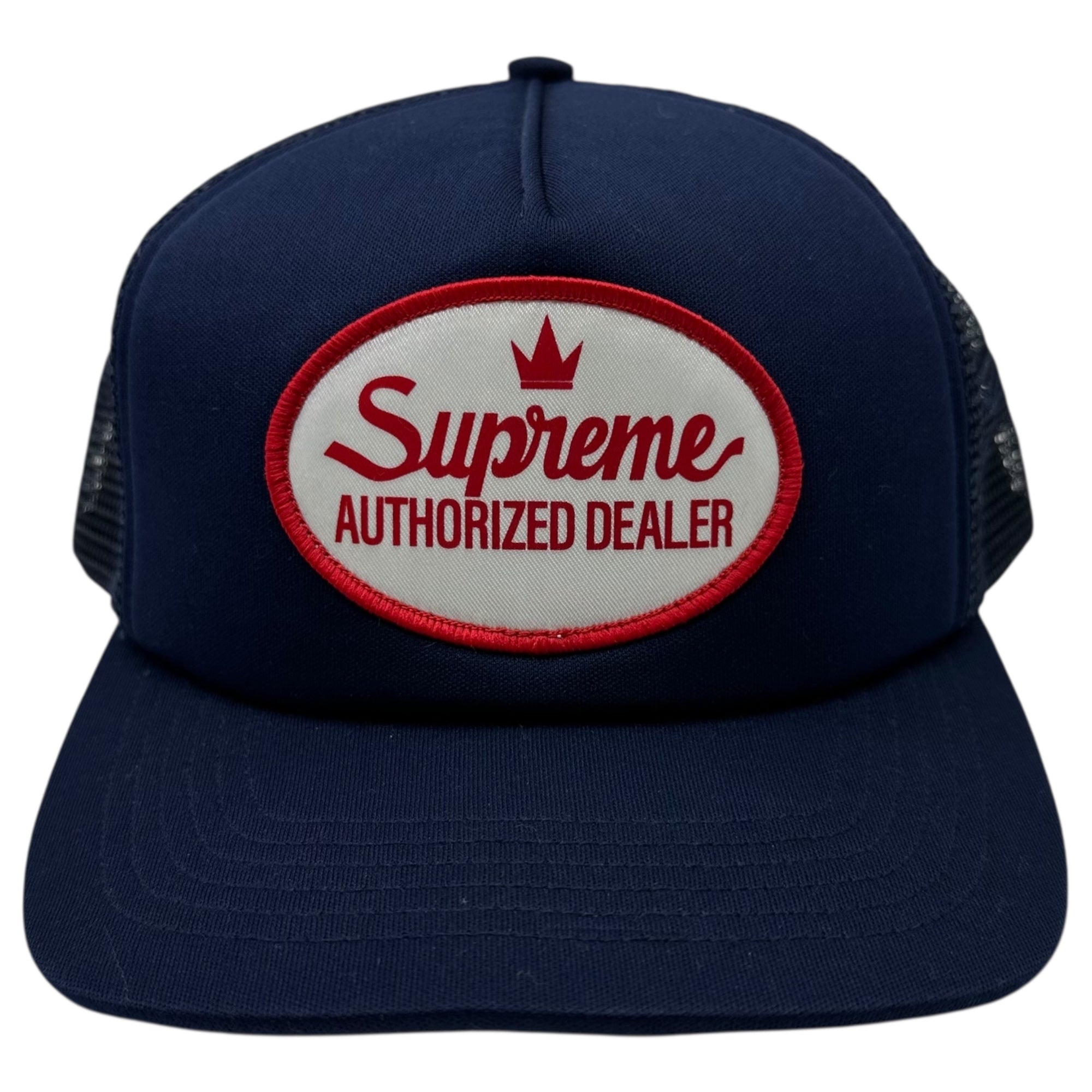 SUPREME(シュプリーム) 24AW Authorized Mesh Back 5-Panel ロゴ メッシュ キャップ ネイビー 24FW