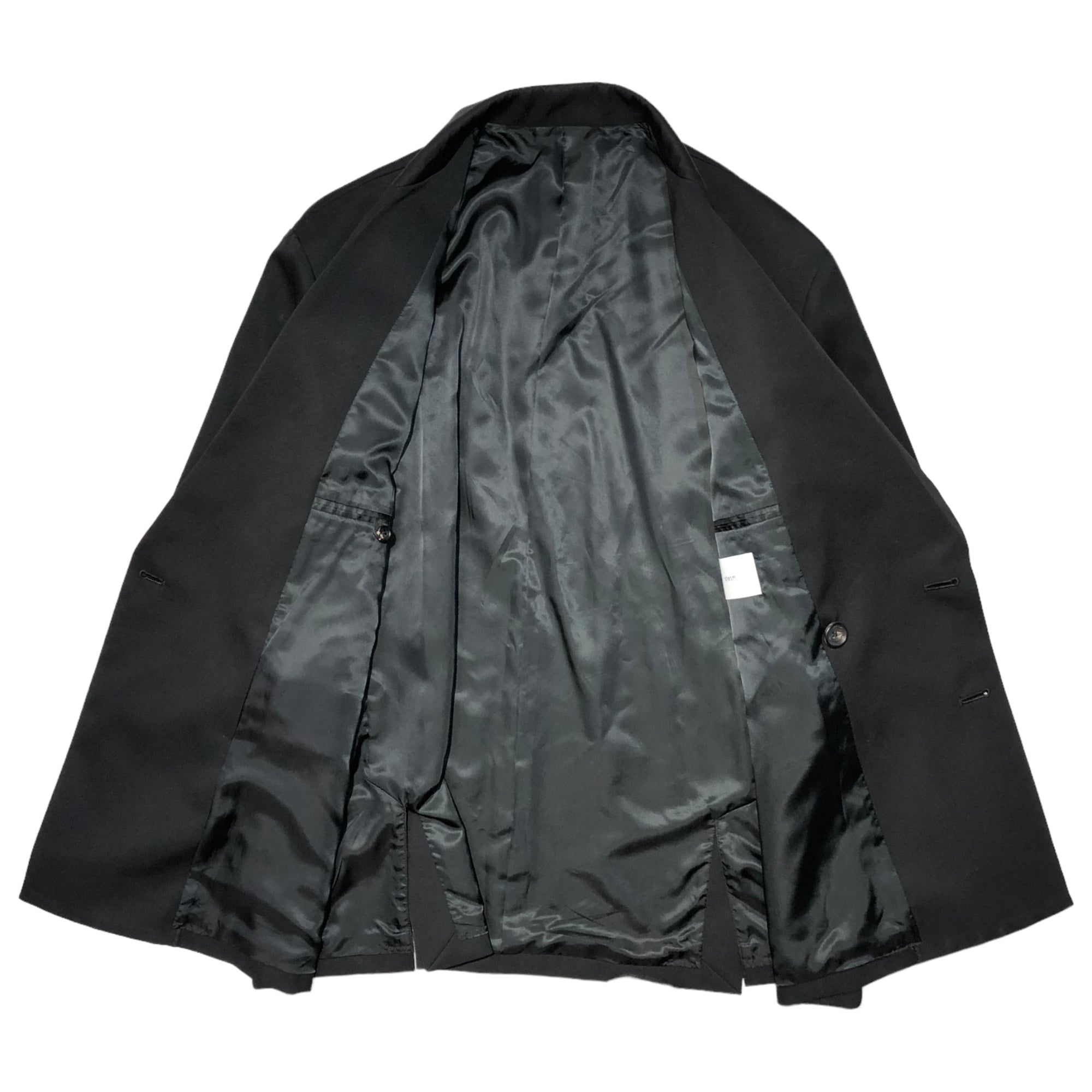 stein(シュタイン) 23AW OVERSIZED DOUBLE BREASTED JACKET オーバーサイズド ダブルブレスト ジャケット ST.641 S ブラック 参考定価86,900円(税込)