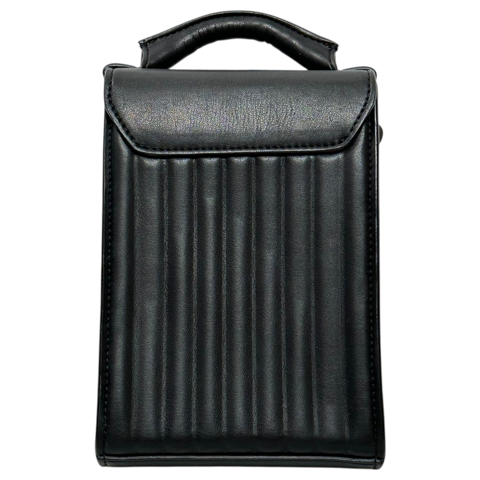 EMPORIO ARMANI(エンポリオアルマーニ) 2-way quilted shoulder pouch 2WAY キルティング ショルダー ポーチ バッグ ブラック イタリア製