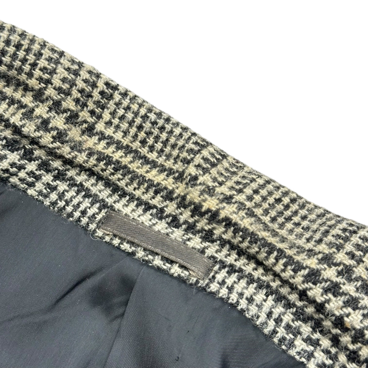 COMME des GARCONS HOMME(コムデギャルソンオム) 1980's Houndstooth Tweed 2B Jacket 千鳥格子 ツイード 2B ジャケット HJ-05048 S グレー×ブラック 80年代 テーラード