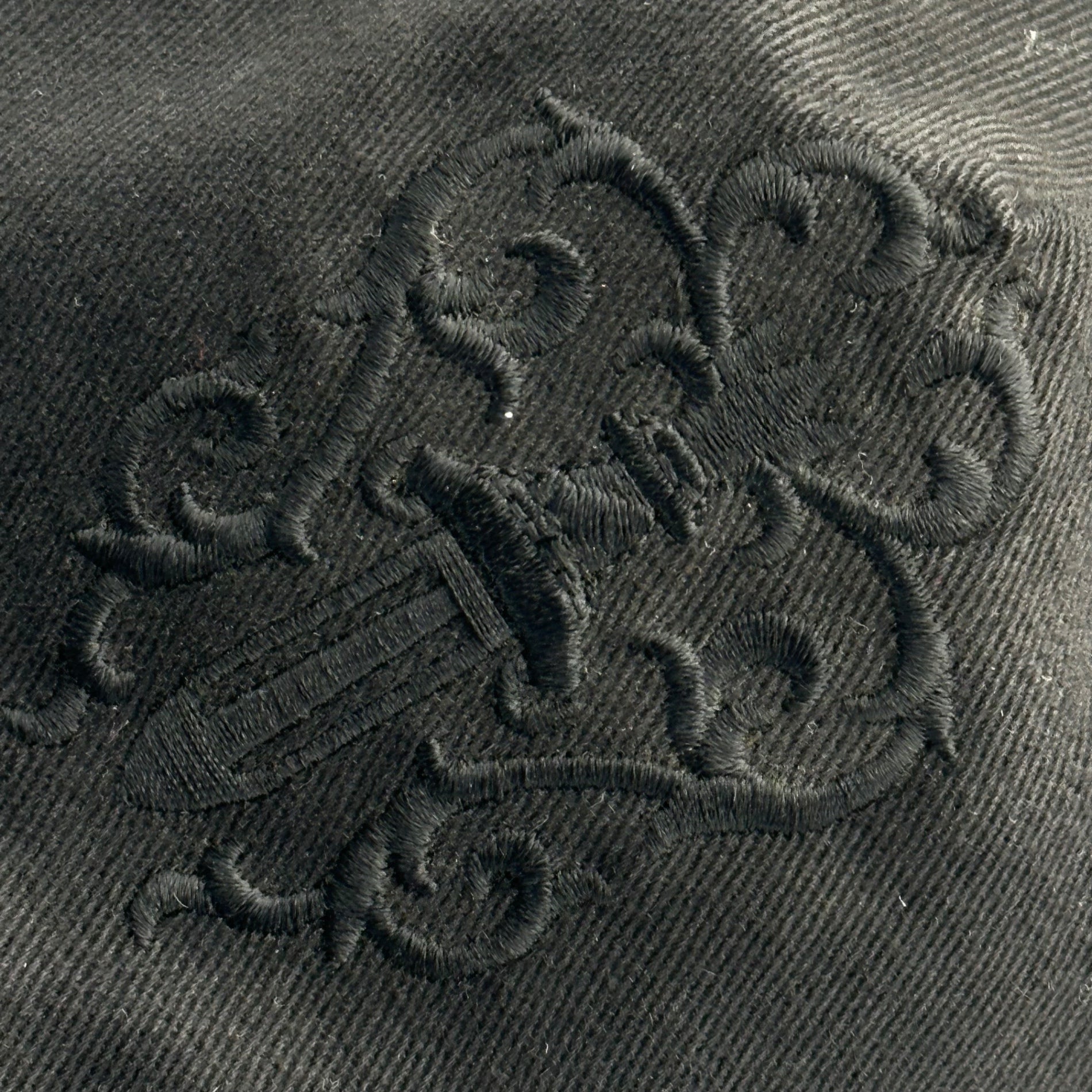 CHROME HEARTS(クロムハーツ) 90'S Dagger Embroidery Snapback Cap 90年代 ダガー刺繍 スナップバック キャップ ブラック