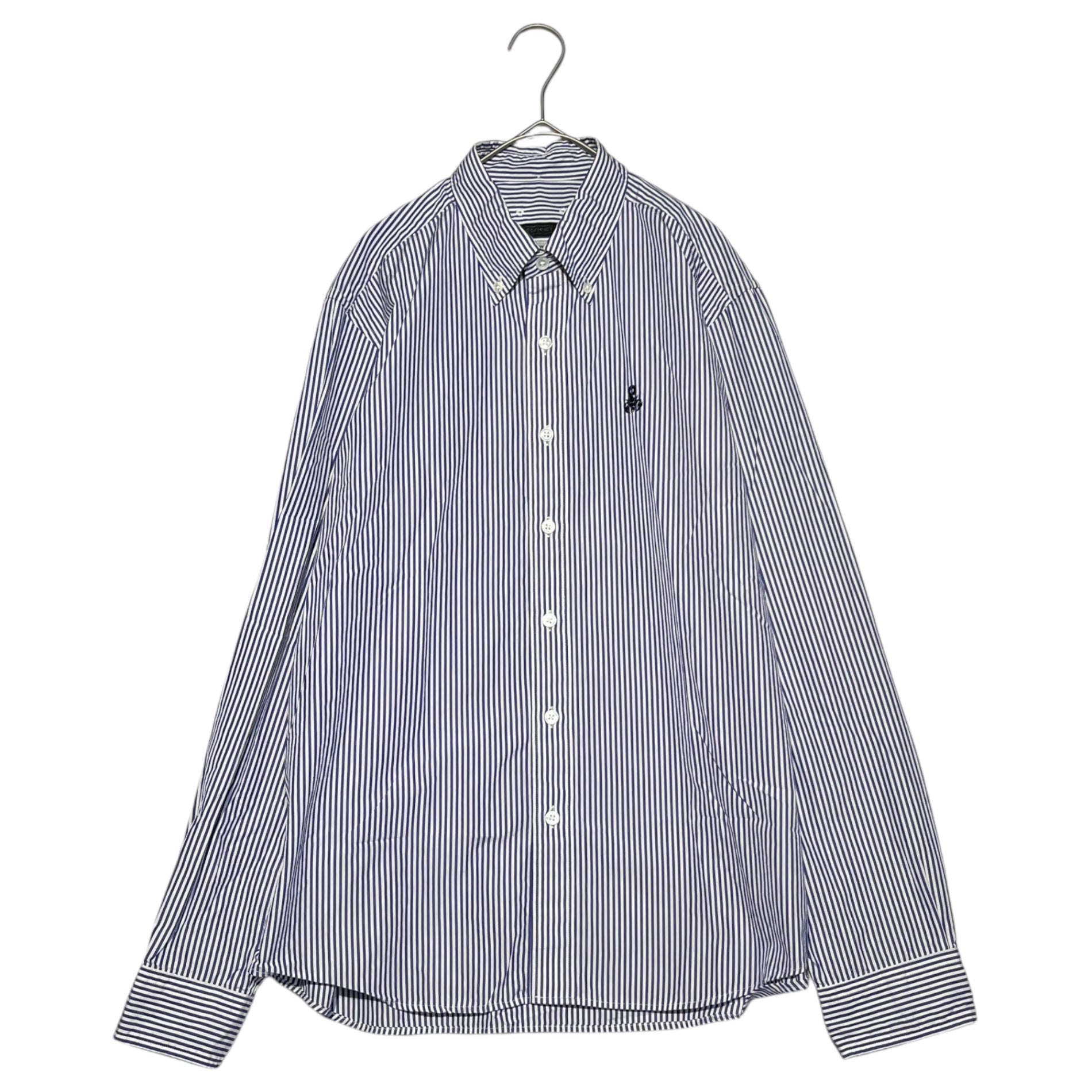 SOPHNET.(ソフネット) 20AW THOMAS MASON B.D SHIRT トーマスメイソン ボタンダウン ストライプ シャツ  SOPH-202067 M ホワイト×ブルー