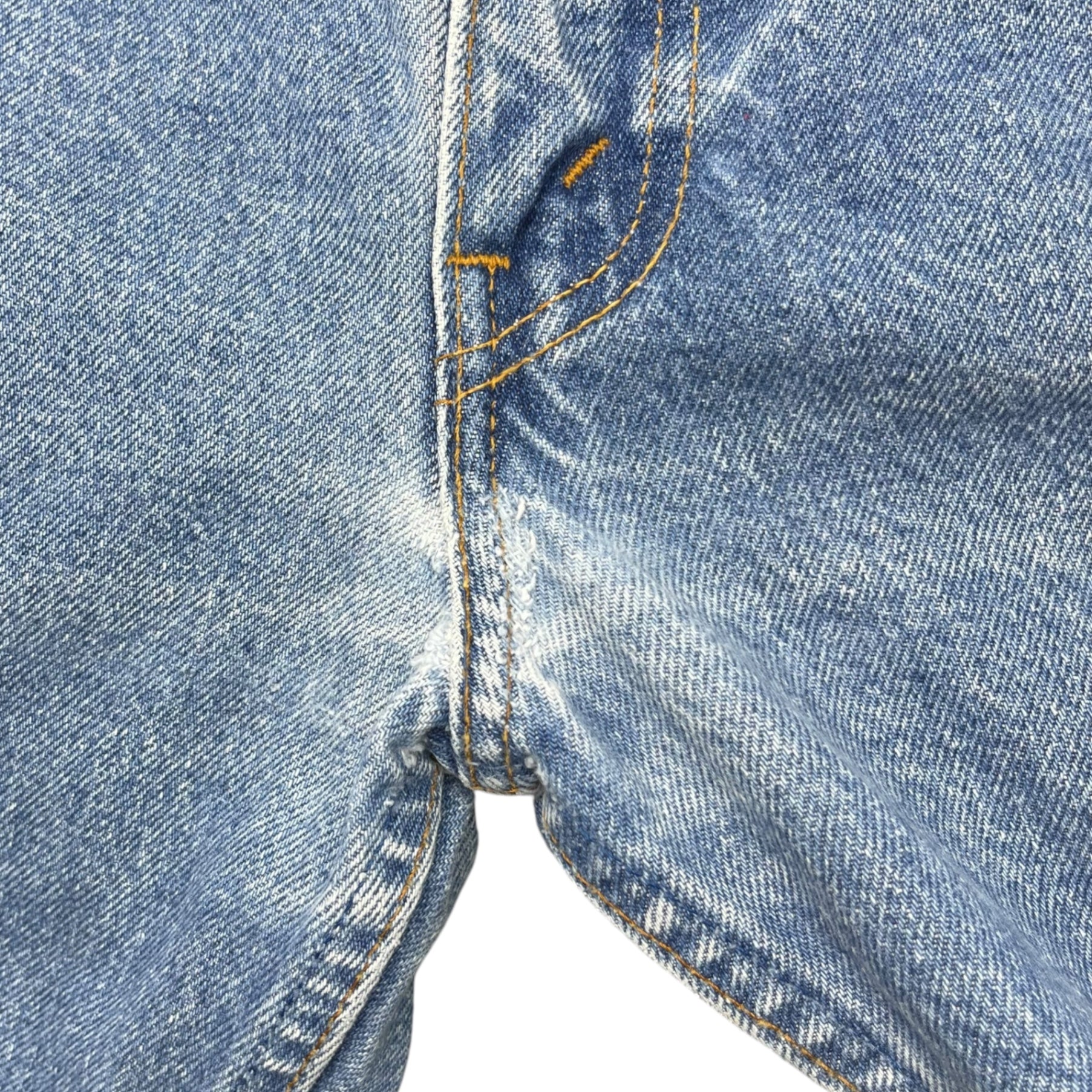 Levi's(リーバイス) 80's ~ 90's CANADA made 505 vintage denim pants ヴィンテージ デニム パンツ 40505-0215 36/30 ライトインディゴ テーパード 古着 オレンジタブ