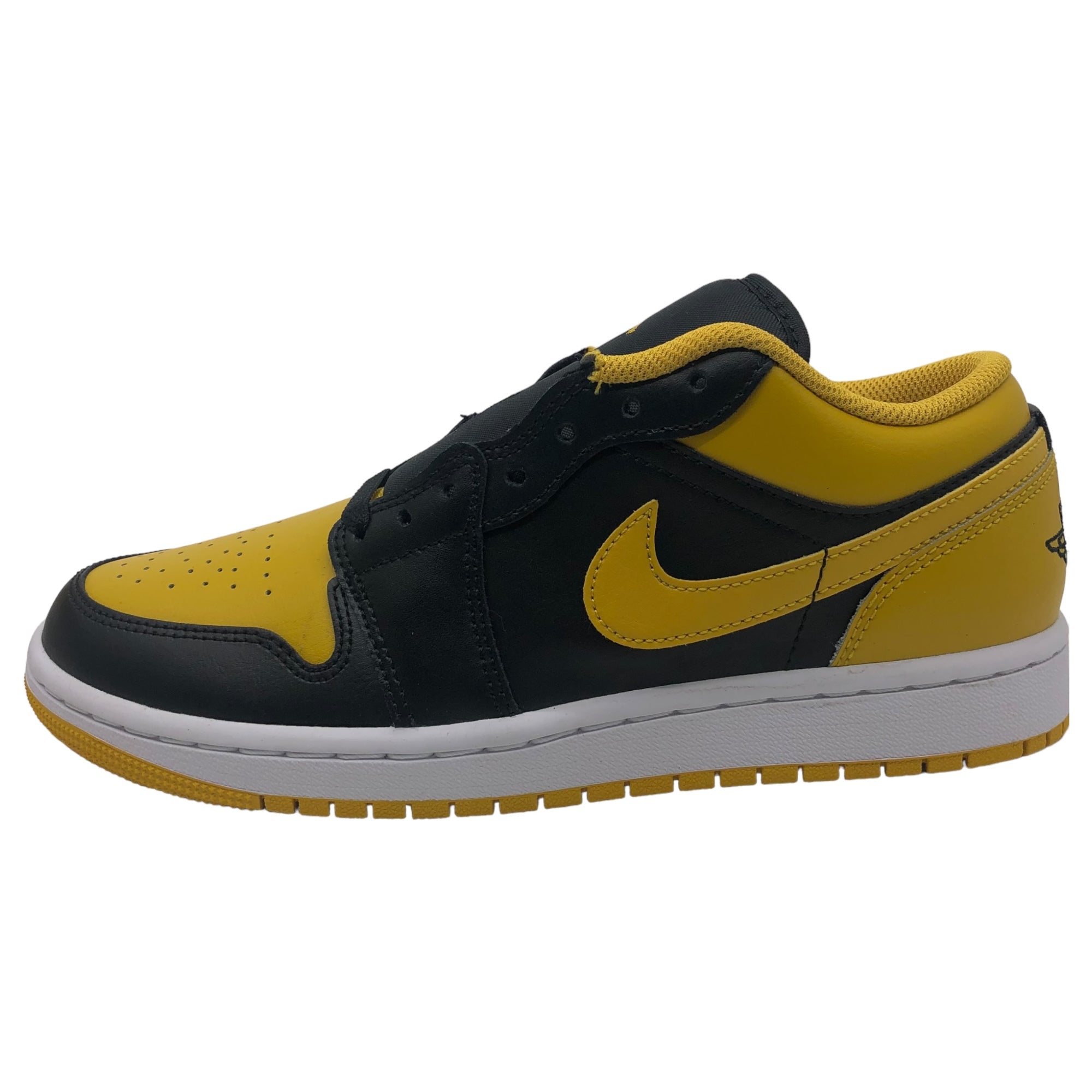 NIKE(ナイキ) AIR JORDAN 1 LOW エアジョーダン 1 ロー 553558-072 25.5cm イエローオークル×ブラック ローカット スニーカー