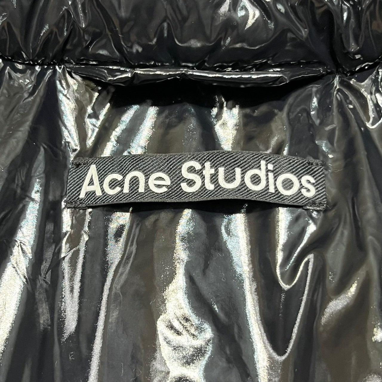 Acne Studios(アクネストゥディオズ) PADDED FACE COAT 中綿 ベルテッド ロング コート FA-UX-OUTW000054 S ブラック