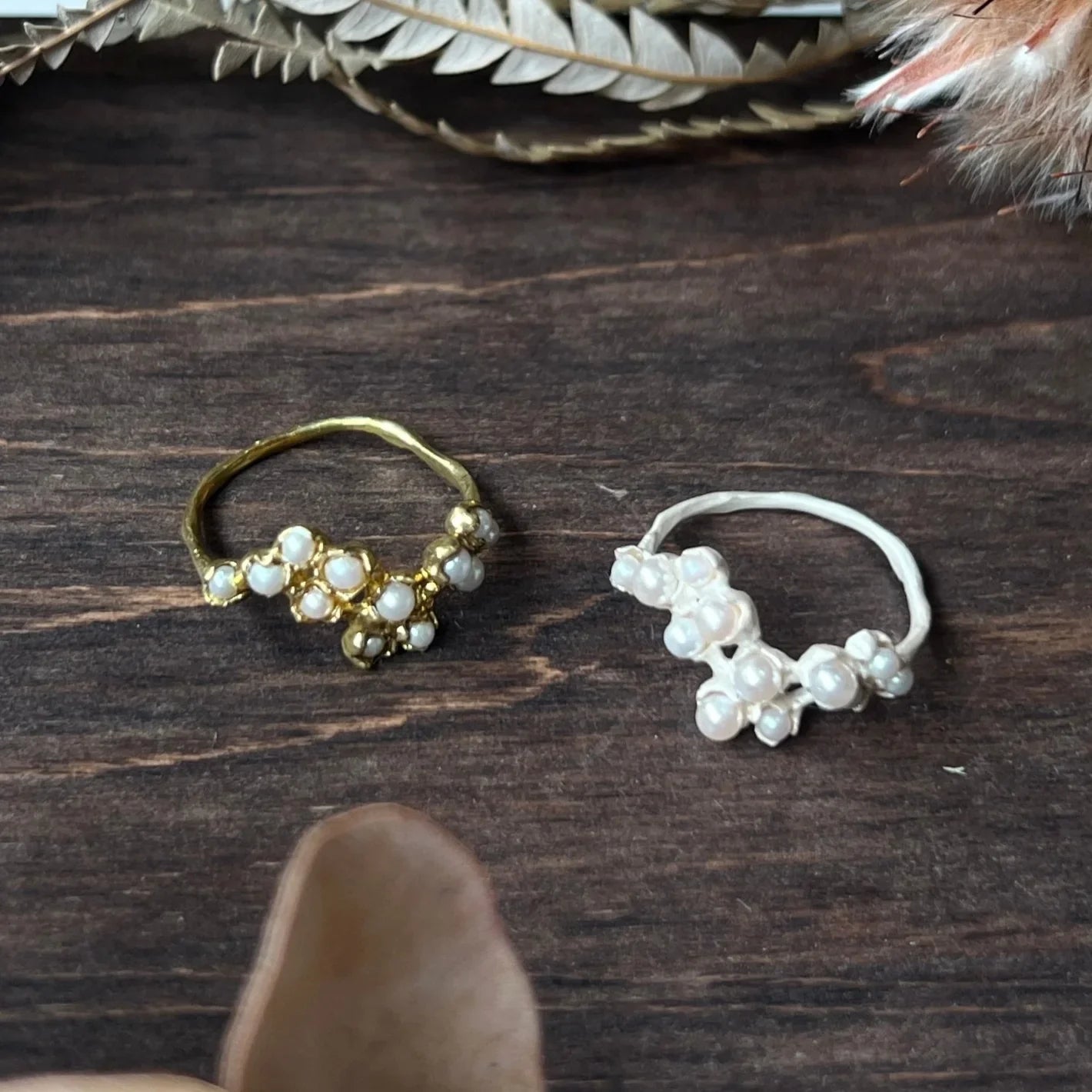 m.soeur(エムスール) NEW*パールのリング* 1892 #11 GD