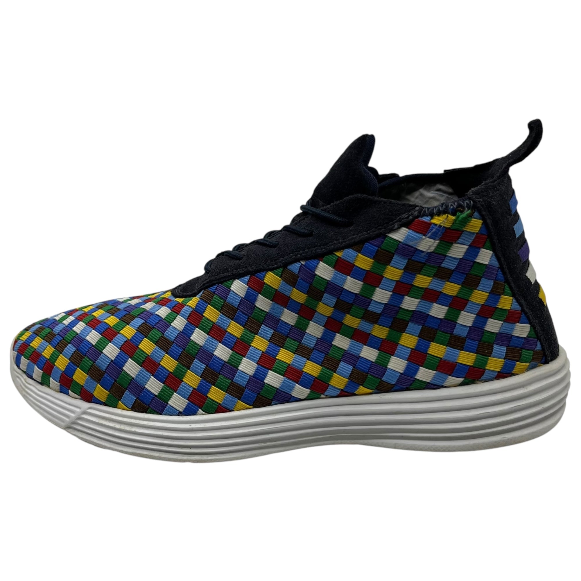NIKE(ナイキ) LUNAR CHUKKA WOVEN+ ルナ チャッカ ウーブン 398475-400 27cm マルチカラー×ネイビー フライニット スニーカー SOPH