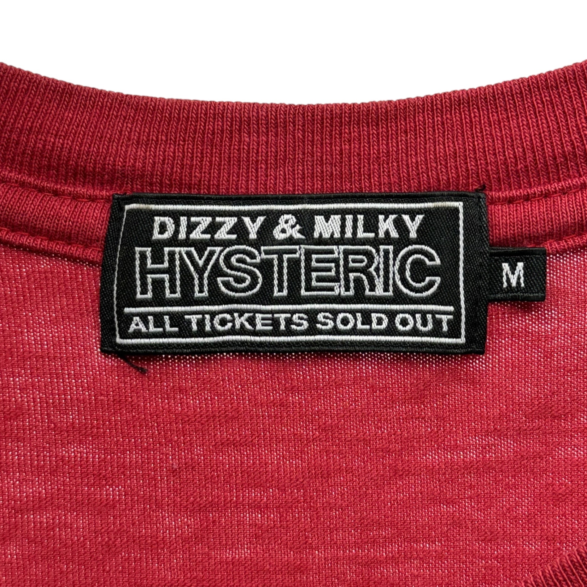 HYSTERIC GLAMOUR(ヒステリックグラマー) MULTI HYSTERIC WOMAN T-SHIRT マルチ ヒステリック ウーマン Tシャツ 02241CT01 M レッド ヒスガール