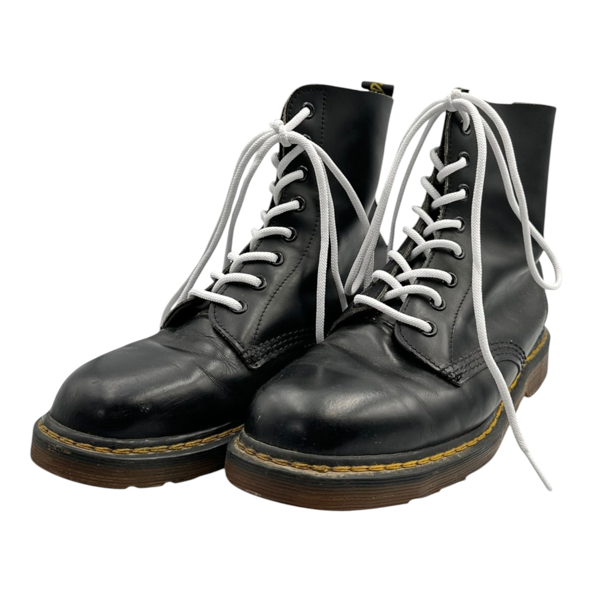 DR.MARTENS×Shellys of London(ドクターマーチン×シェリーズオブロンドン) 1990's England made 8 Hall Boots イングランド製 8ホール ブーツ 24=(UK6 25.5cm程度) ブラック 90s 90年代 ヴィンテージ UK