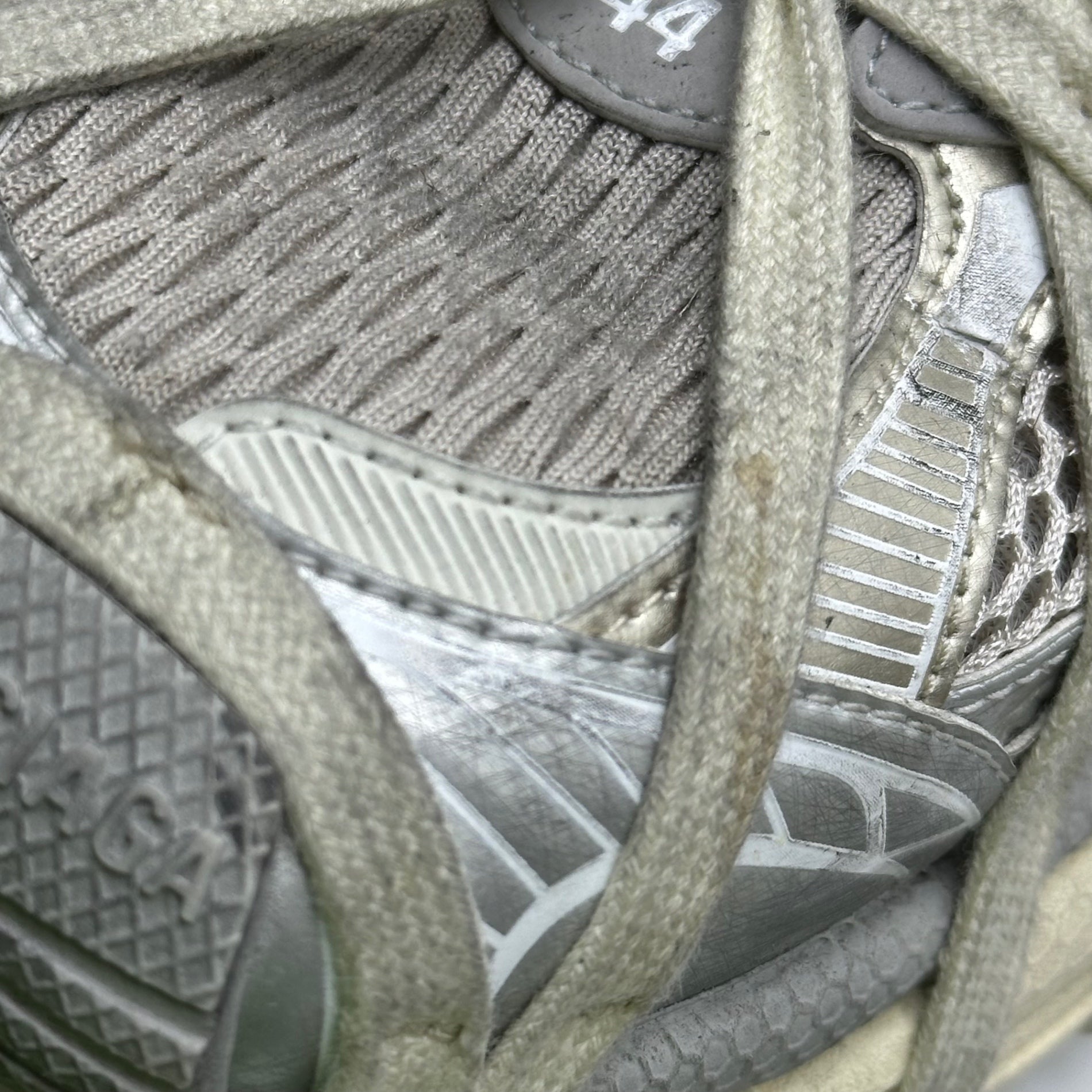 BALENCIAGA(バレンシアガ) 3XL EXTREME LACE スニーカー 778698 29cm グレー×ホワイト