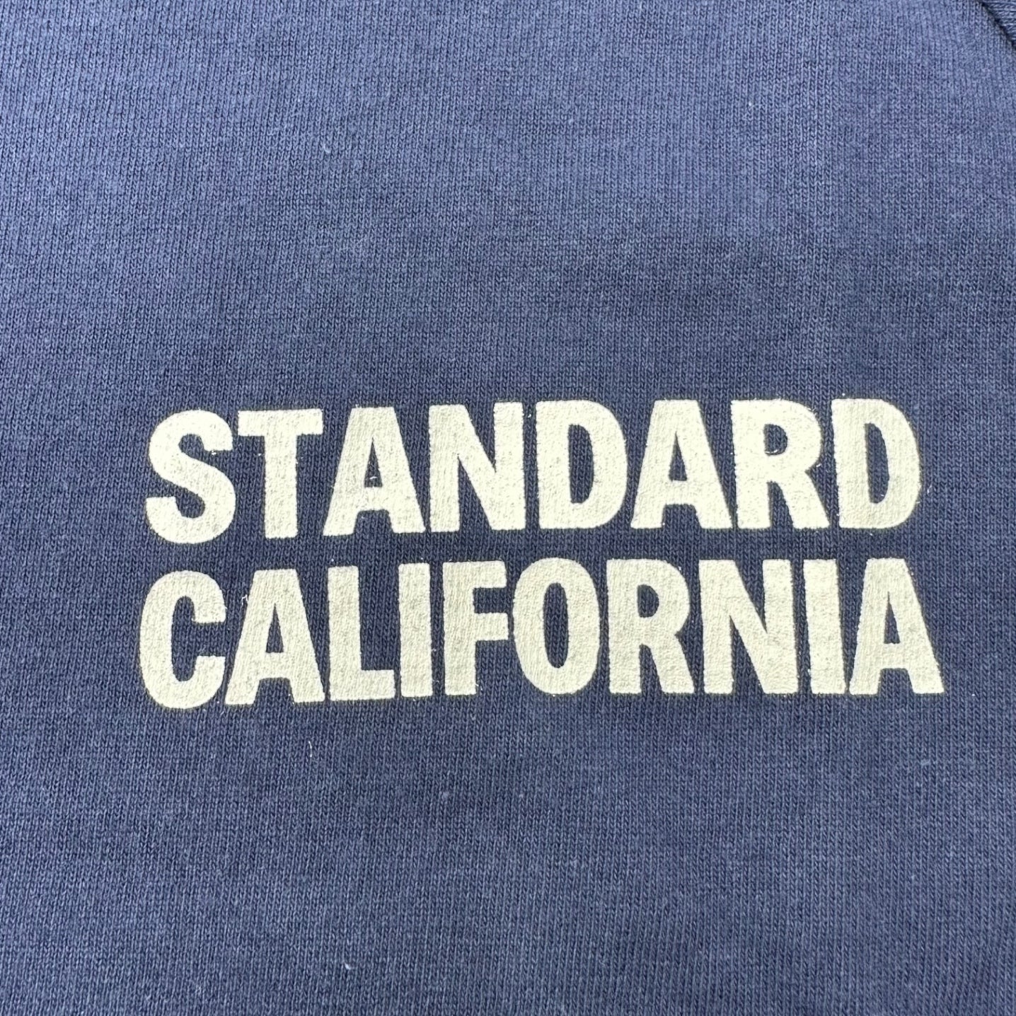STANDARD CALIFORNIA(スタンダード カリフォルニア) SD US Cotton Logo Baseball T コットン ロゴ ベースボール 長袖 Tシャツ TSBLC090 XL ネイビー