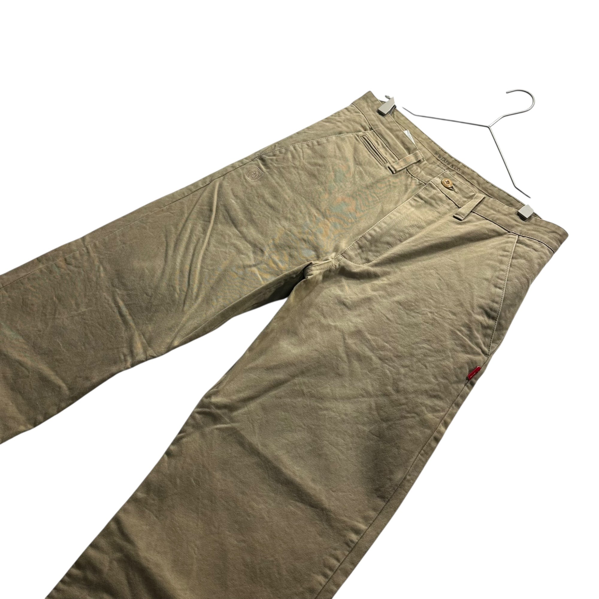WTAPS(ダブルタップス) TROUSERS COTTON CHINO WAY OF LIFE コットン チノ トラウザー パンツ 112LTDT-PTM05 M ベージュ