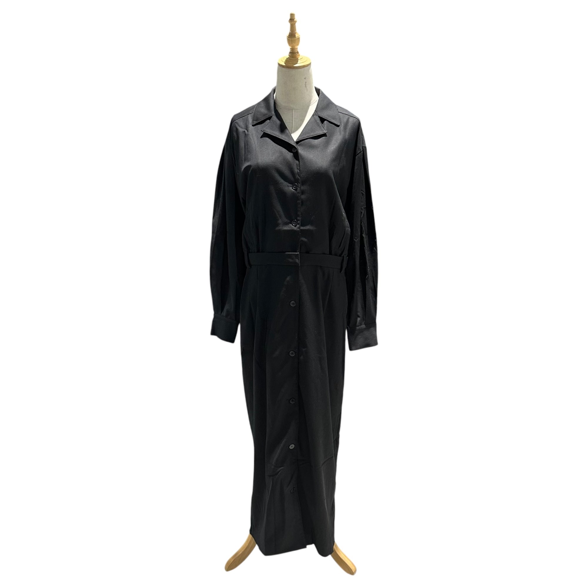 RIM.ARK(リムアーク) Mannish-style dress ニッシュスタイルワンピース 460HS33-0090 38 ブラック