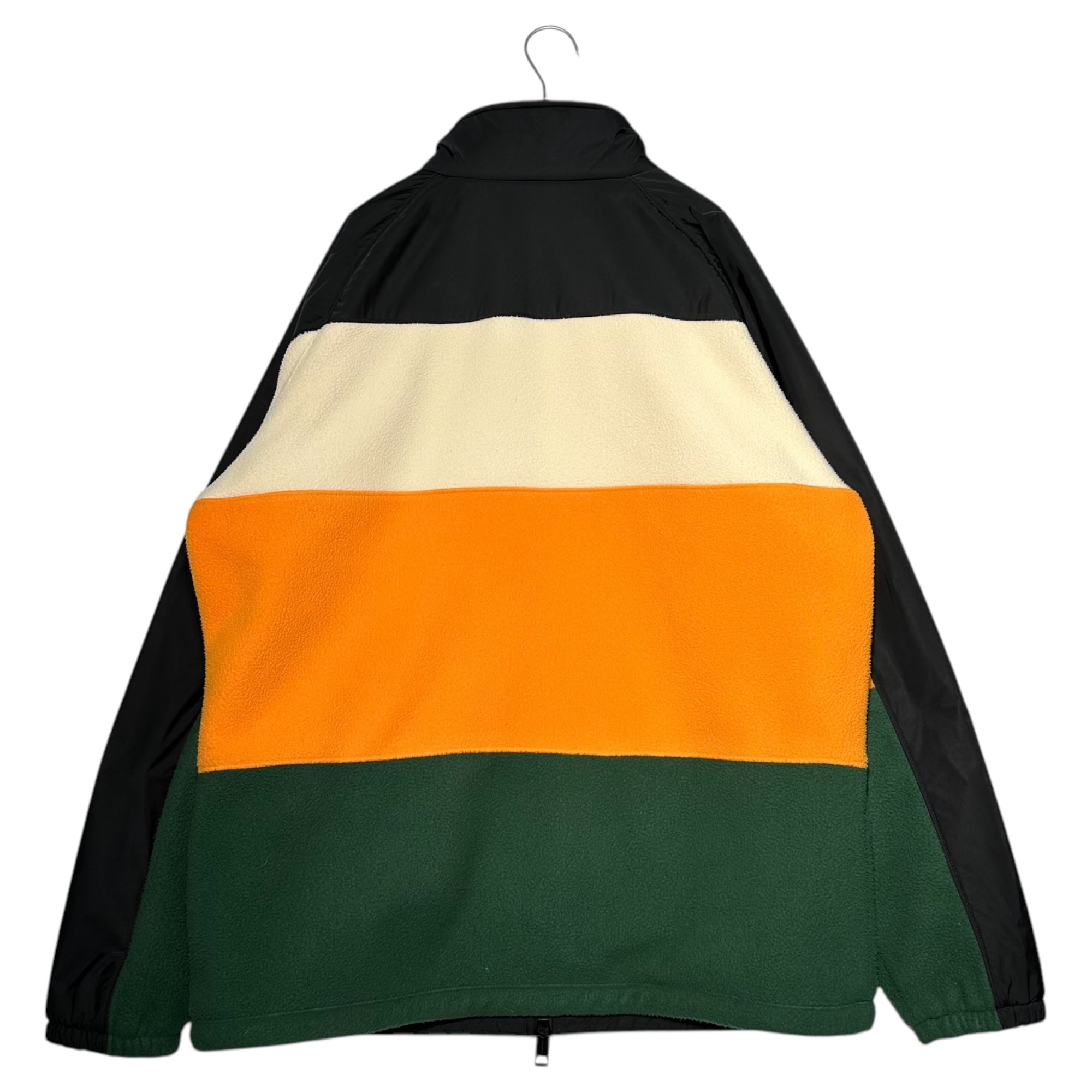 BURBERRY(バーバリー) TB Logo Color Block Fleece Zip Up Blouson TBロゴ カラー ブロック フリース ジップ アップ ブルゾン 8021874 L アイボリー×オレンジ×グリーン