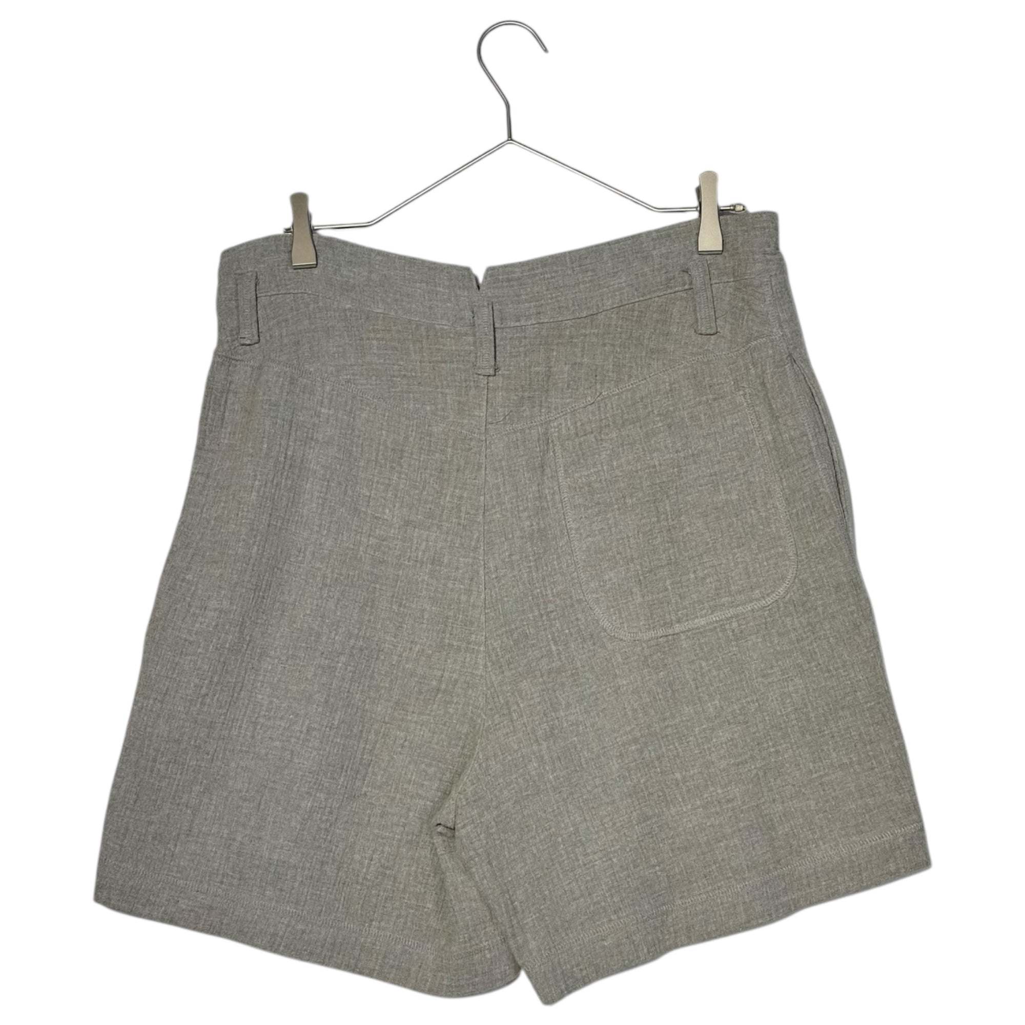 i.s. ISSEY MIYAKE(アイエス イッセイミヤケ) 90’s cotton wide half pants/コットンワイドハーフパンツ IS 41-FF044 M(メンズサイズ) グレー