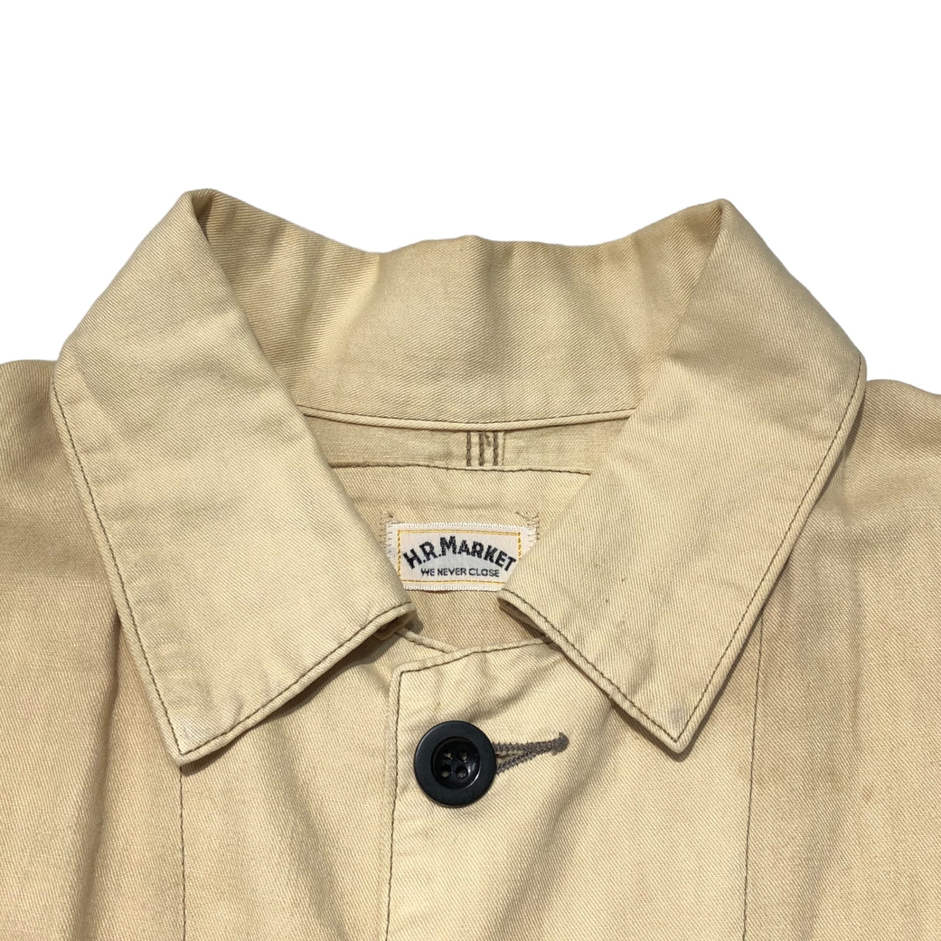 HOLLYWOOD RANCH MARKET(ハリウッドランチマーケット) コットン リネン ショップ コート ジャケット 700016-570 2(M程度) ベージュ