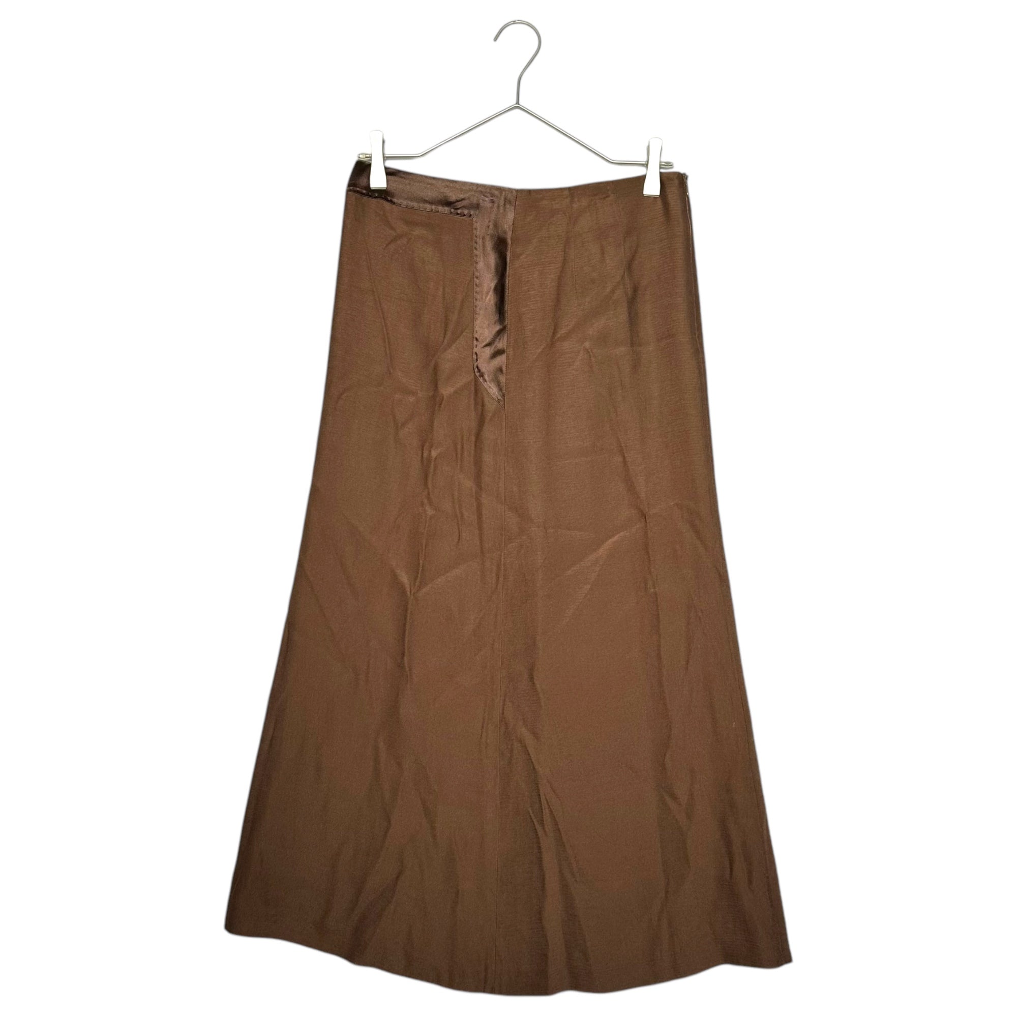 DRIES VAN NOTEN(ドリスヴァンノッテン) archive waist switching long skirt アーカイブ ウエスト 切替 ロング スカート 38(M) ブラウン