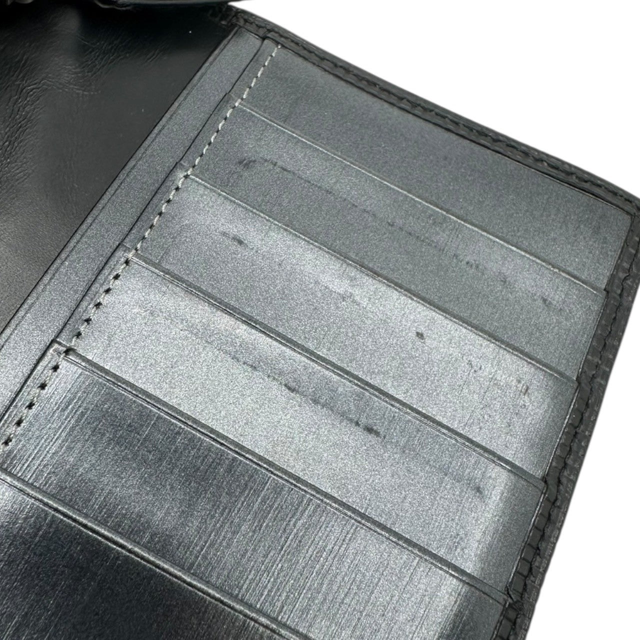 CALVIN KLEIN(カルバンクライン) Logo Leather Long Wallet ロゴ レザー 長財布 ブラック