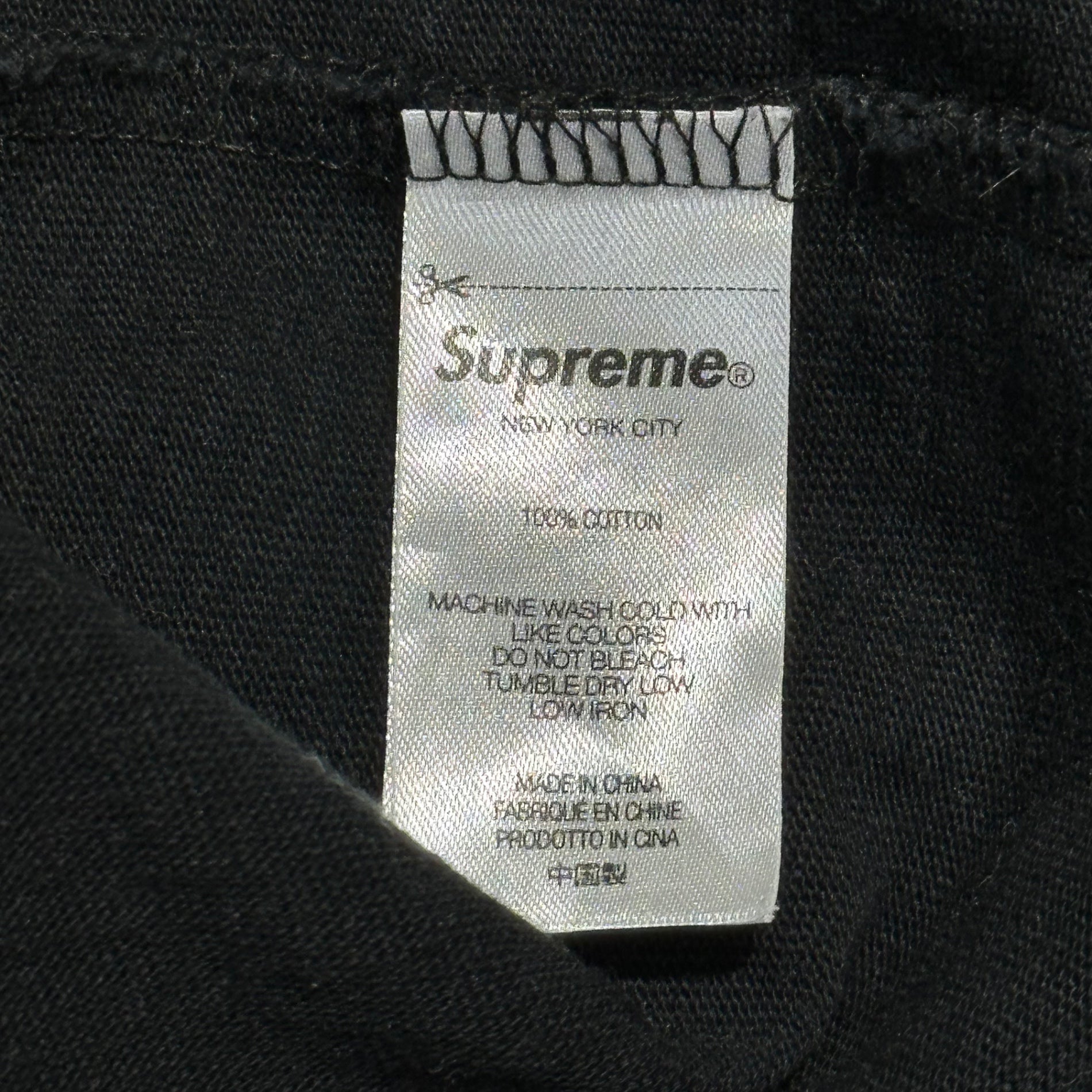 SUPREME(シュプリーム) 21AW Alpha Omega S/S Top アルファ オメガ 半袖 Tシャツ L ブラック