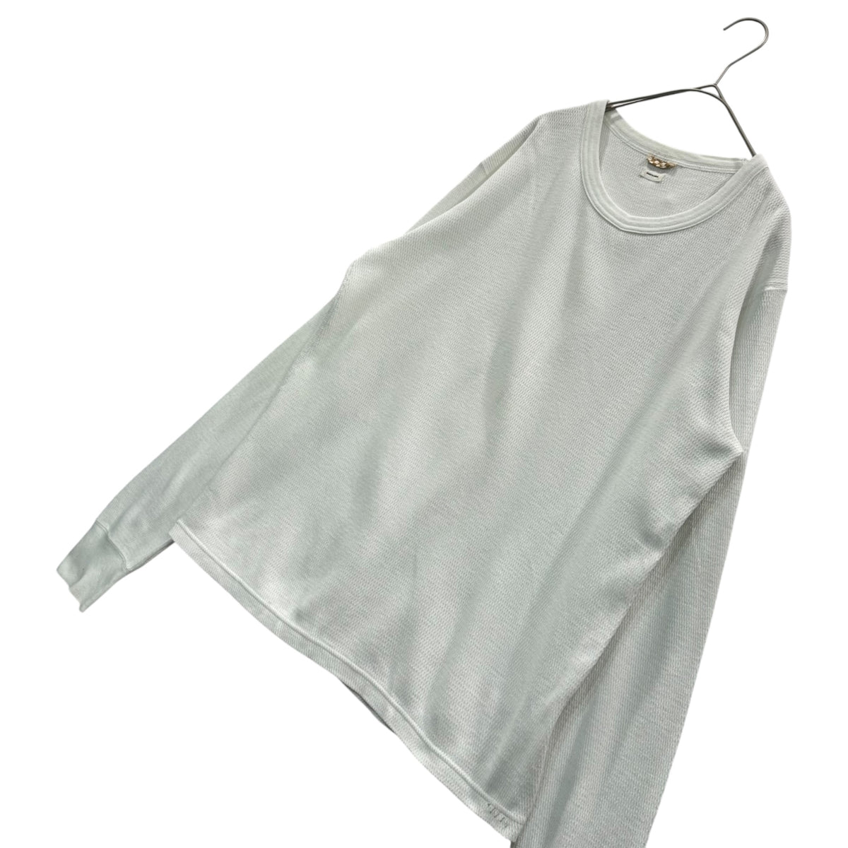 VISVIM(ビズビム/ヴィズヴィム) 2019AW SUBLIG THERMAL CREW 3-PACK L/S サブリグ サーマル クルーネック ロングスリーブ 長袖 カットソー 0119205009006 2 ホワイト Tシャツ