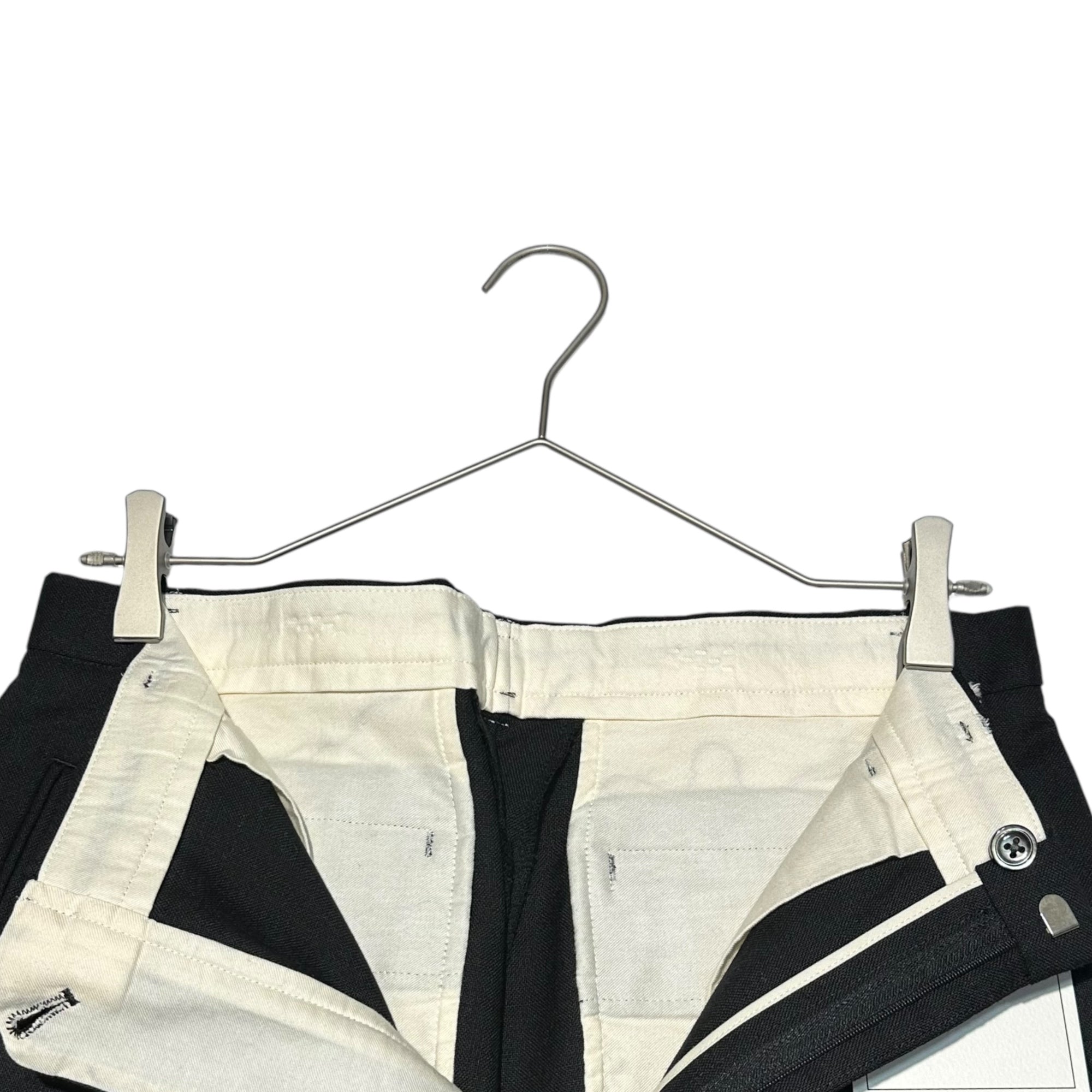 NEAT(ニート) 23AW SCOTCH CHEVIOT SROUSERS スコッチ チェビオット トラウザーズ 23-02SCSR 44 ブラック スラックス パンツ