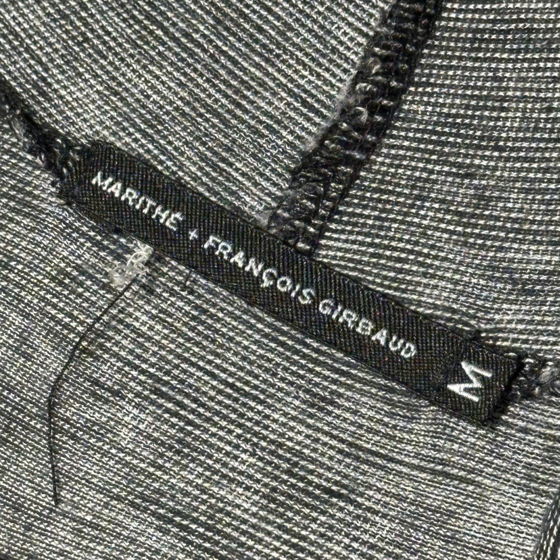 MARITHE FRANCOIS GIRBAUD(マリテフランソワジルボー) 00’s Turtleneck Layered L/S Knit Top タートルネック 異素材 レイヤード 長袖 カットソー F7-6165 M グレー Y2K