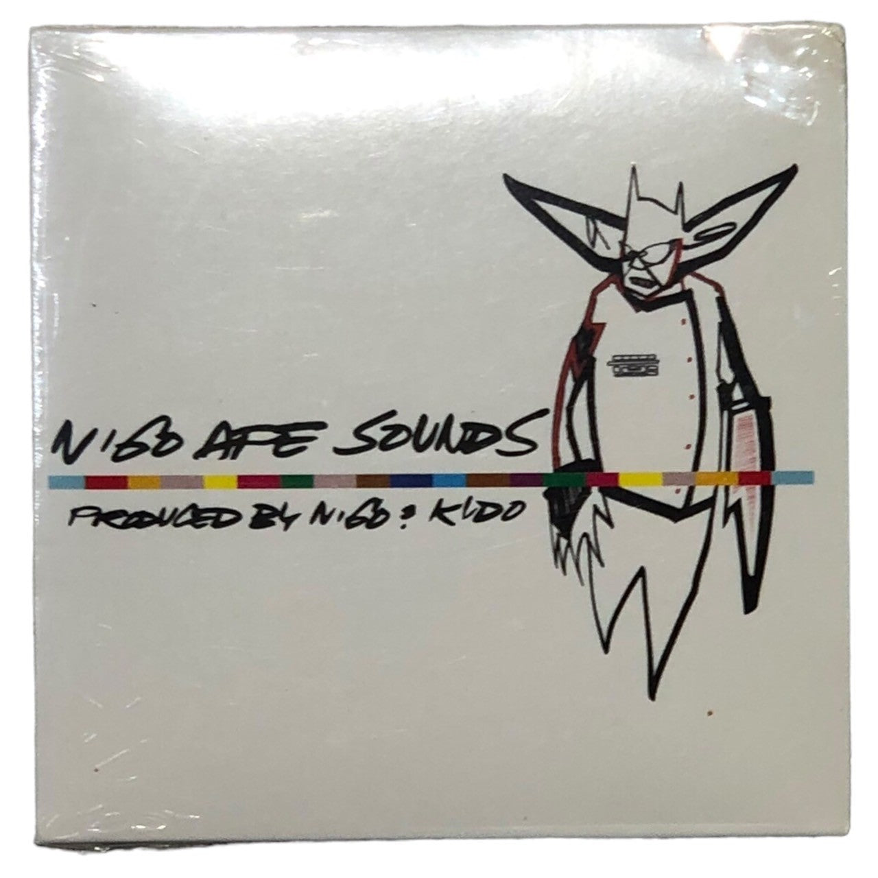 A BATHING APE(アベイシングエイプ) 90's BAPE HEADS SHOW 1999 Tee プリント Tシャツ L ホワイト Welcome to The Bape World 90年代 アーカイブ