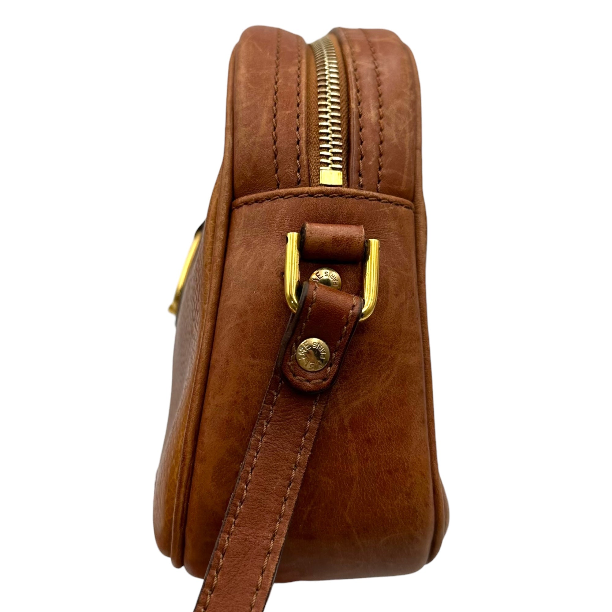 CELINE(セリーヌ) VINTAGE LEATHER SHOULDER BAG ヴィンテージ レザー ショルダー バッグ ブラウン
