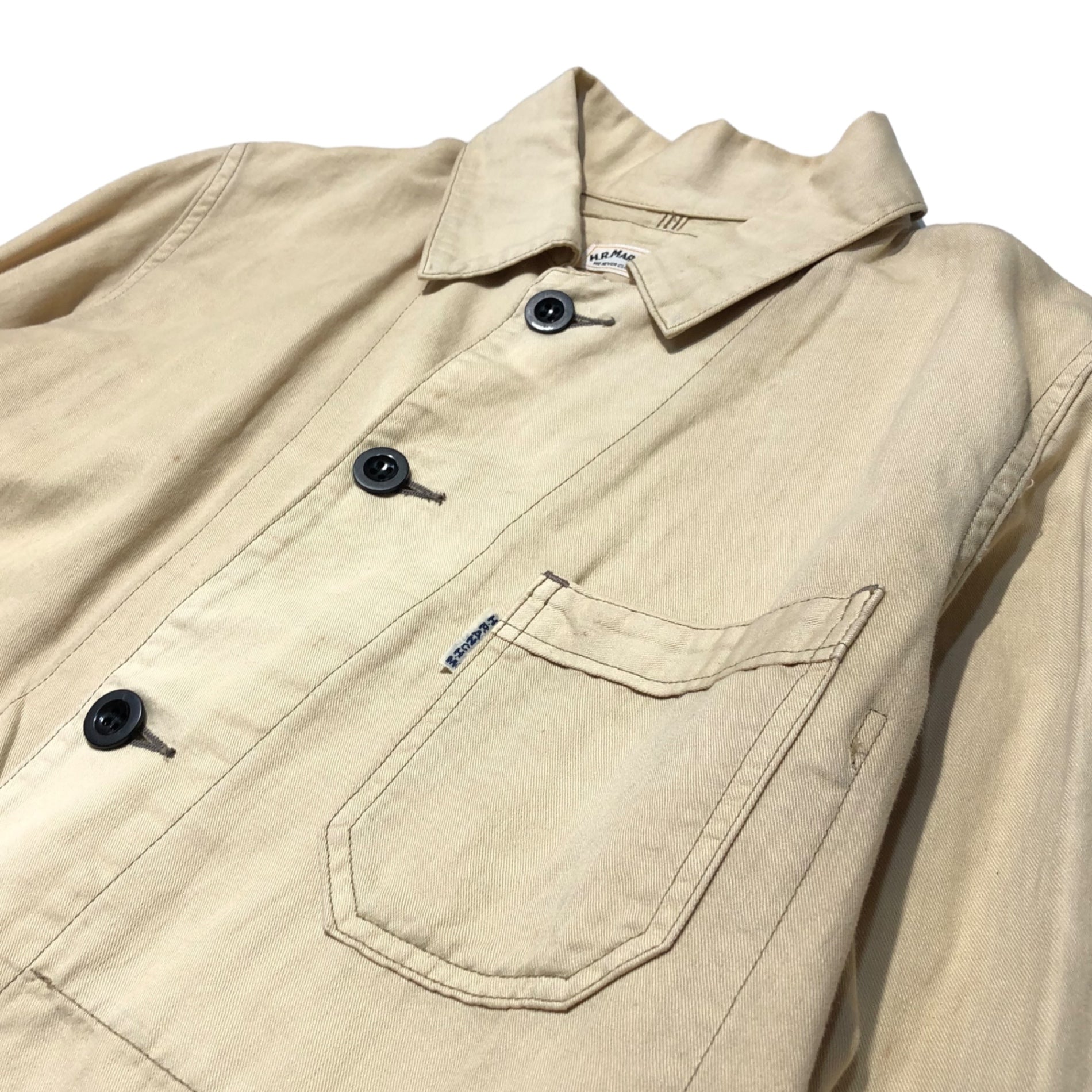 HOLLYWOOD RANCH MARKET(ハリウッドランチマーケット) コットン リネン ショップ コート ジャケット 700016-570 2(M程度) ベージュ