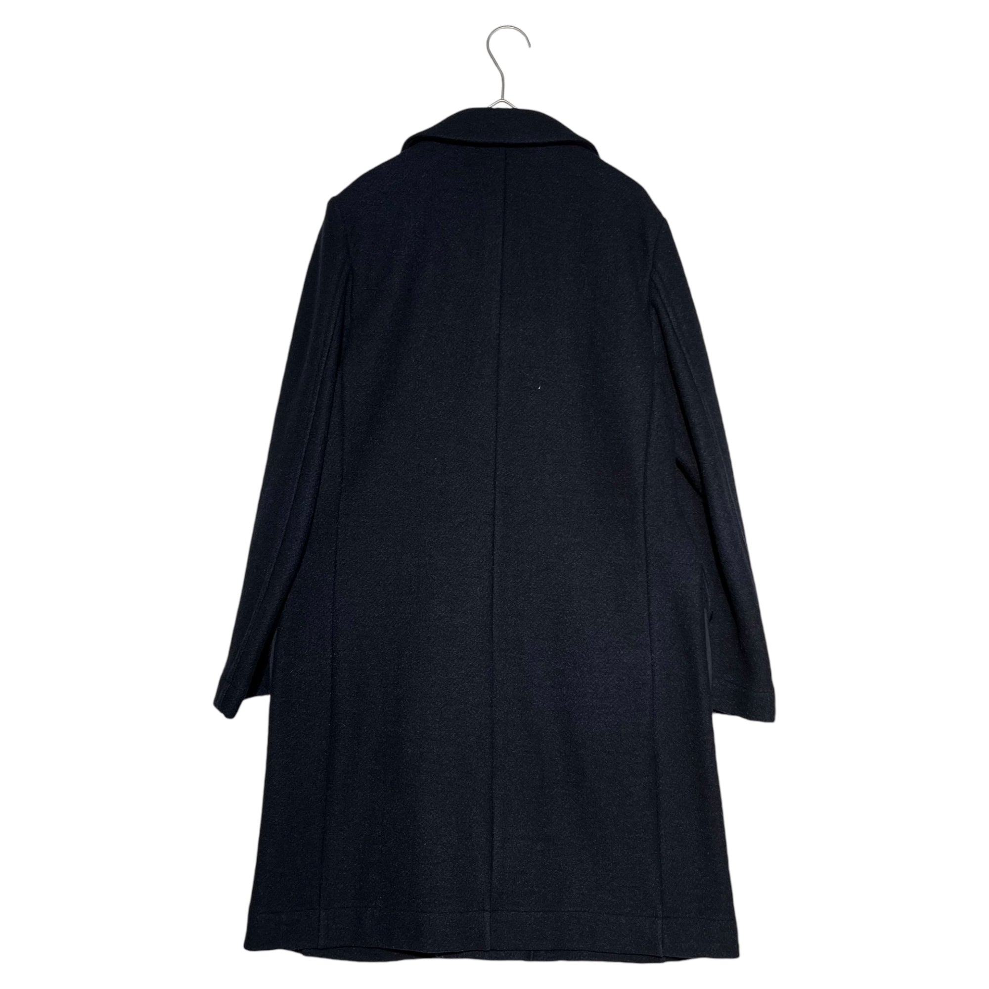 tricot COMME des GARCONS(トリココムデギャルソン) 09AW Round collar melton wool coat 丸襟 メルトン ウール コート TD-T017 表記無し(M程度) ネイビー AD2009
