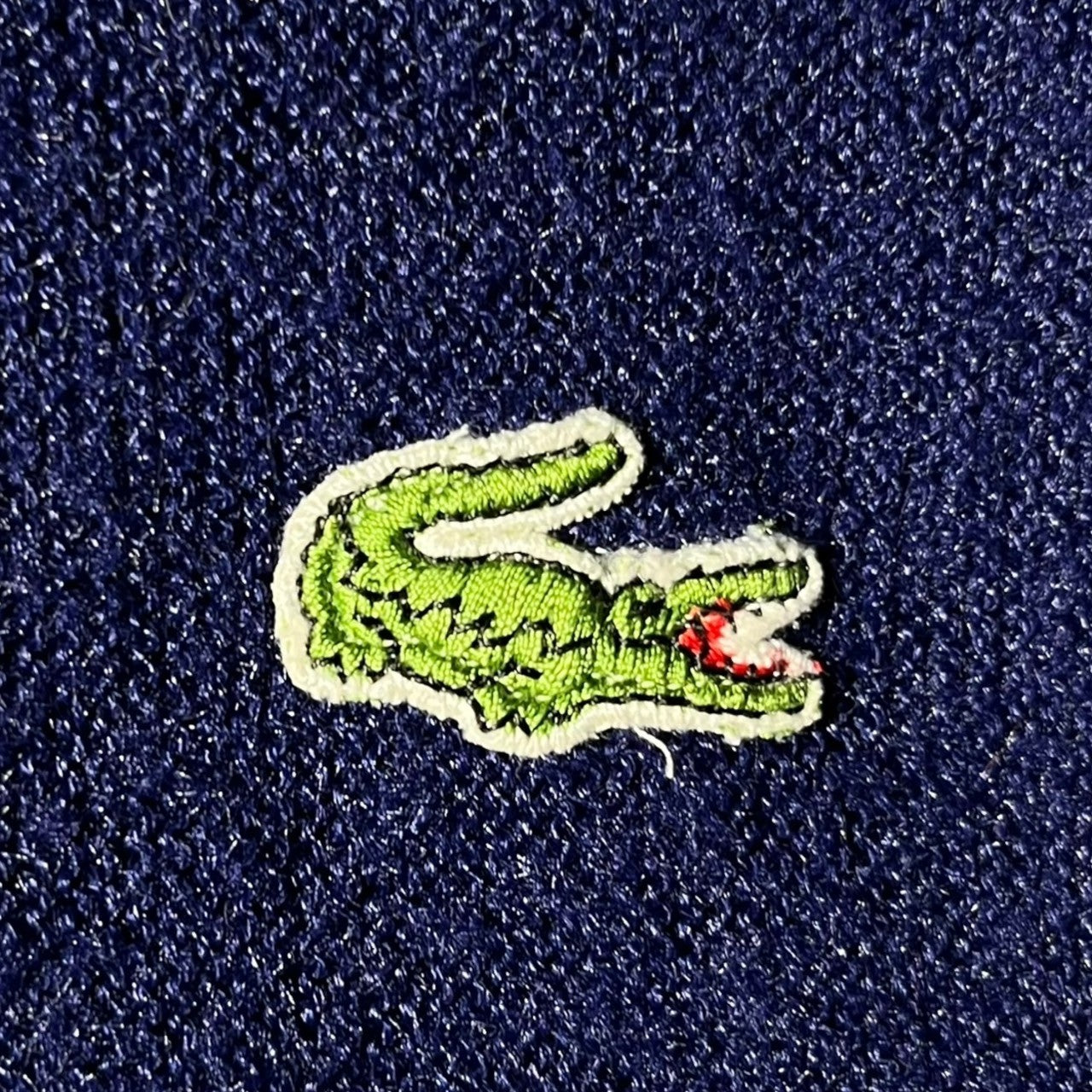 LACOSTE(ラコステ) 80's IZOD vintage knit cardigan ヴィンテージ ニット カーディガン XL ブルー 80年代~