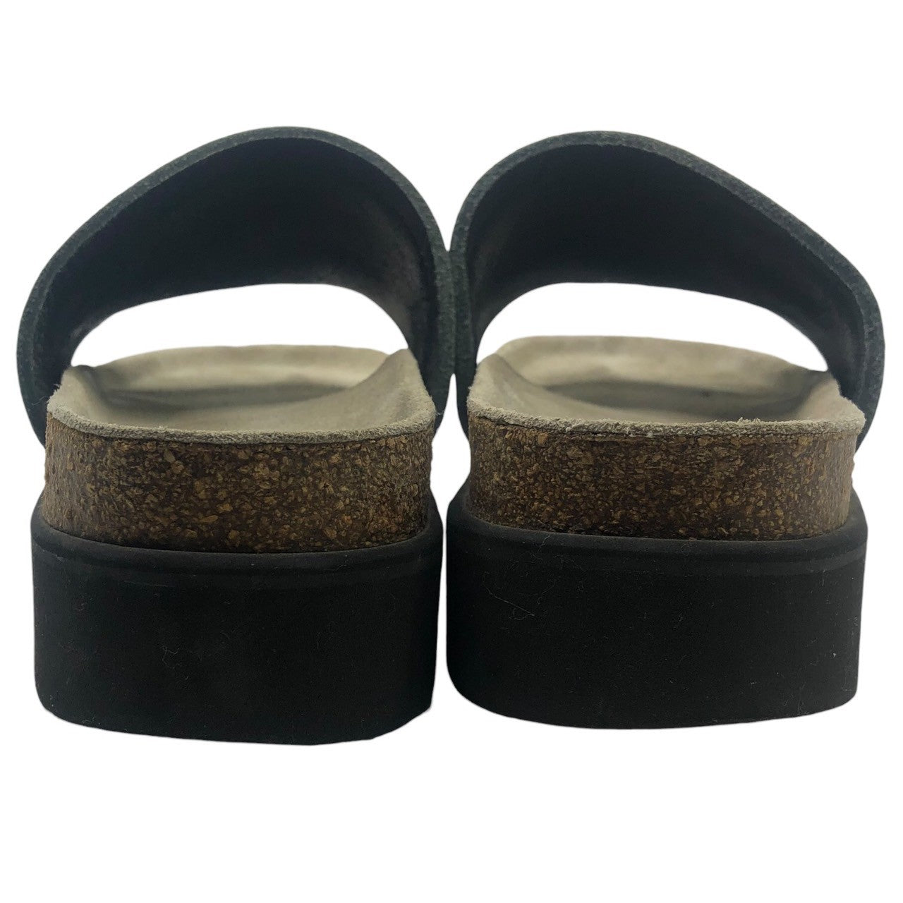 Hender Scheme(エンダースキーマ) 22AW caterpillar sandal キャタピララー サンダル かまぼこ de-rs-cat 6(27.5~28.5cm) ブラック×ナチュラル 箱付