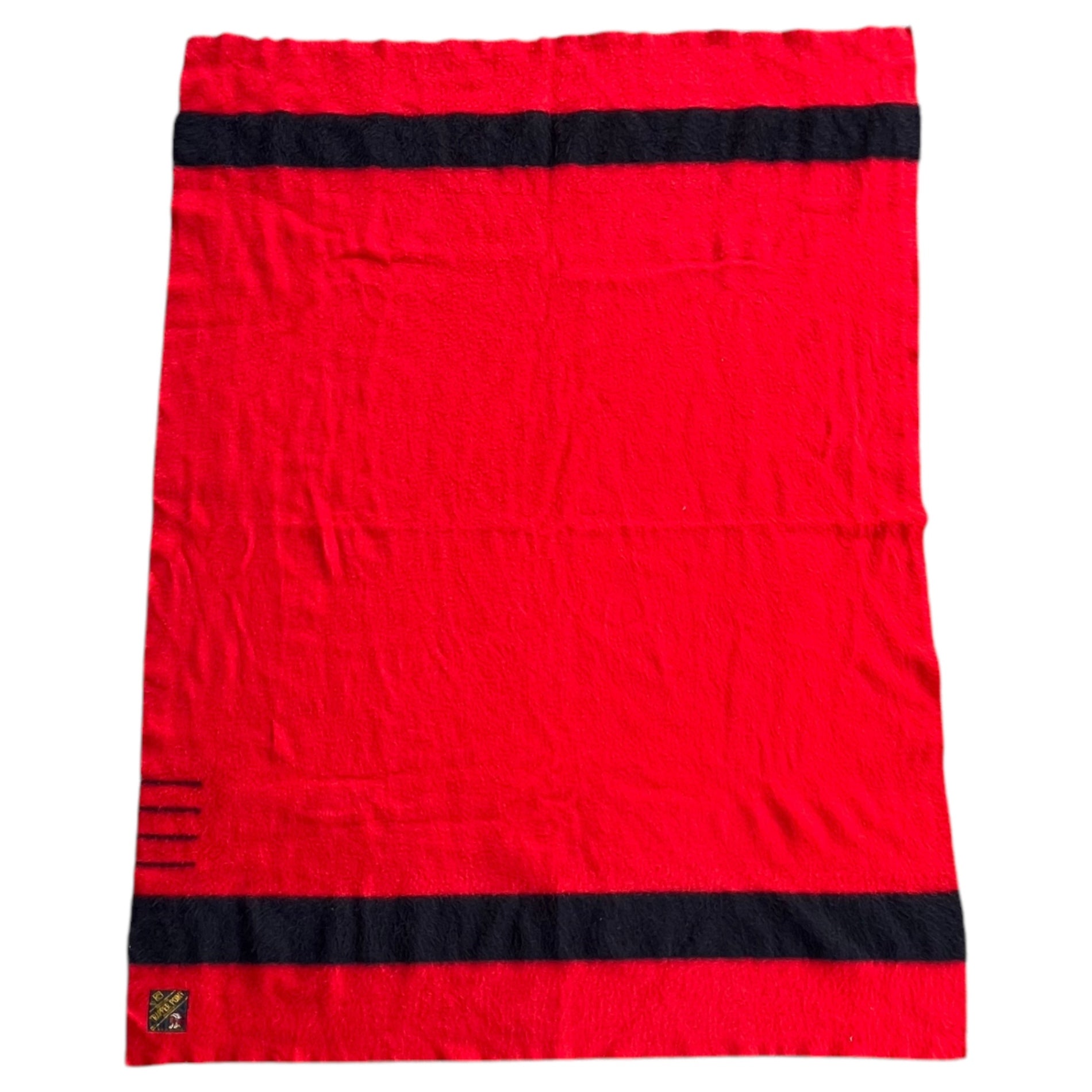 TRAPPER POINT(トラッパーポイント) 40~50's Vintage 3.5point Wool Blanket ヴィンテージ 40年~50年代 ヴィンテージ ウール ブランケット レッド×ブラック