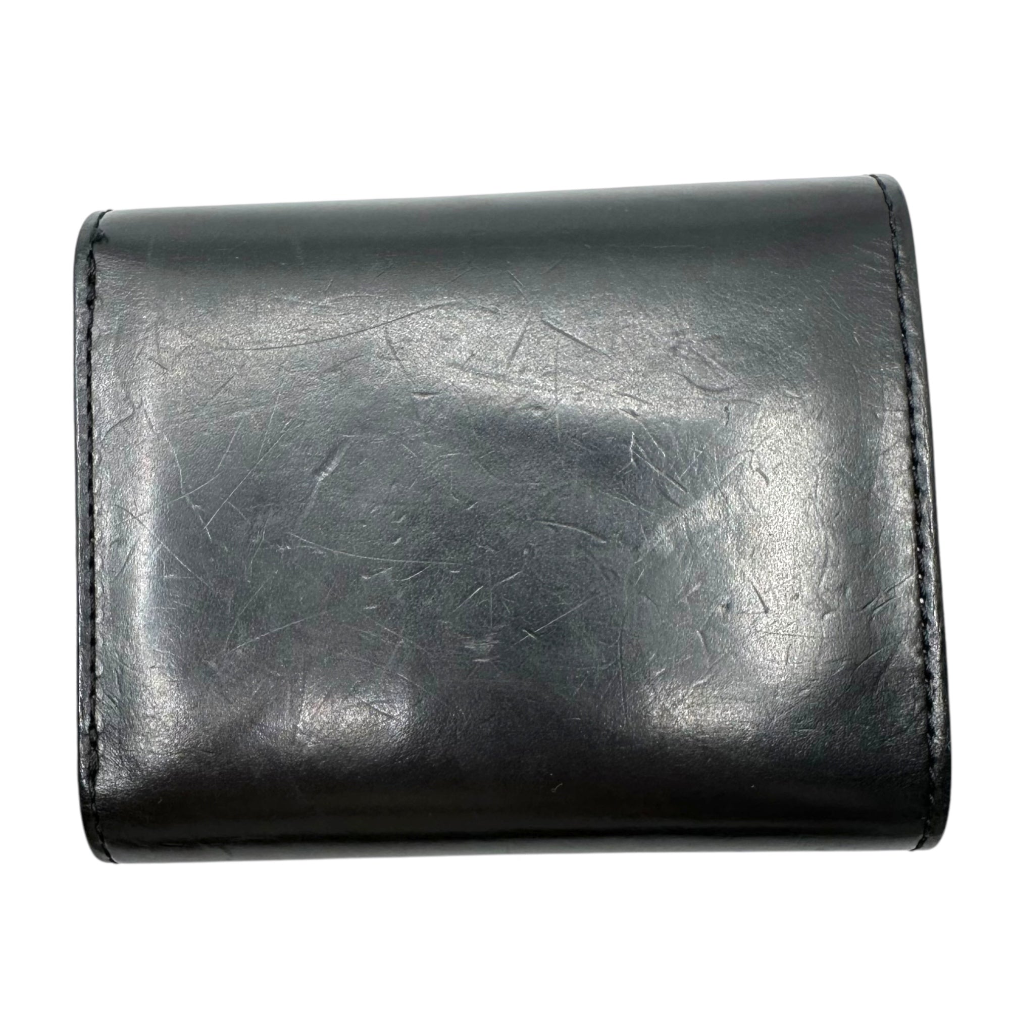 Hender Scheme(エンダースキーマ) bellows wallet black ベローズ ウォレット 3つ折り 財布 レザー ブラック 参考定価39,600円(税込)