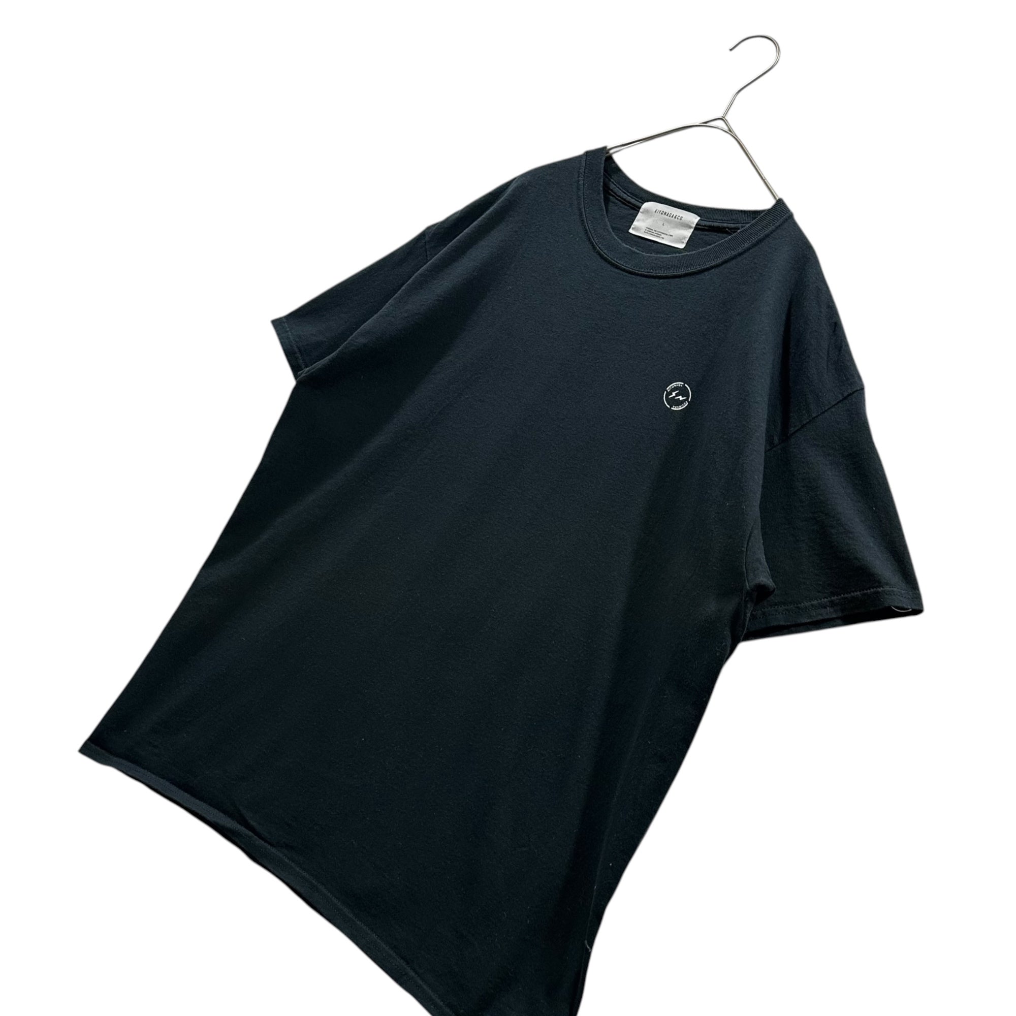 KIYONAGA&CO.×FRAGMENT DESIGN(キヨナガアンドコー×フラグメントデザイン) Print S/S Tee ロゴ プリント 半袖 Tシャツ L ブラック SOPH.