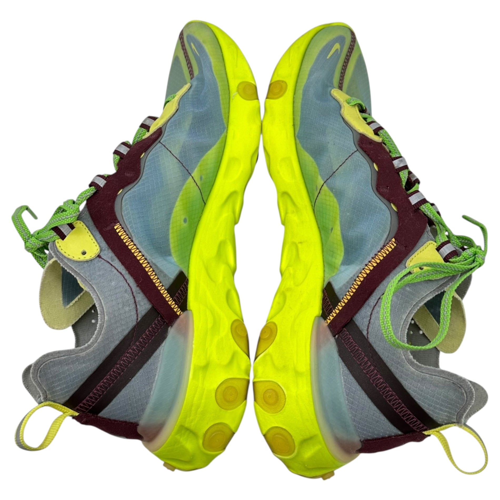 NIKE × UNDERCOVER(ナイキ × アンダーカバー) React Element 87 Blue/Yellow リアクト エレメント ブルー イエロー スニーカー BQ2718-400 26.0cm ブルー×イエロー