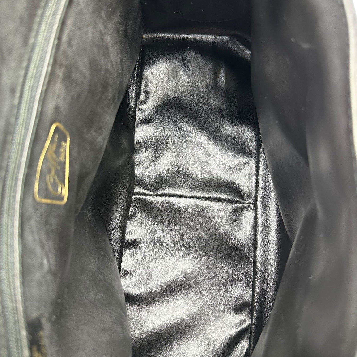 griffe(グリフ) Vintage Leather Handbag ヴィンテージ レザー ハンド バッグ ブラック ボストン