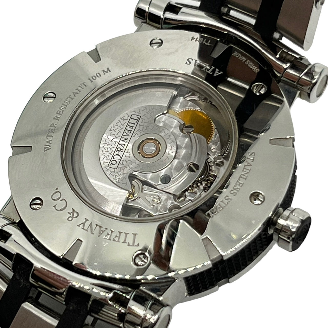 TIFFANY & CO.(ティファニー) アトラス ジェント/アナログ腕時計/自動巻き Z1000.70.12A.10A00A 文字盤:ブラック 箱/ギャランティー/領収書付き