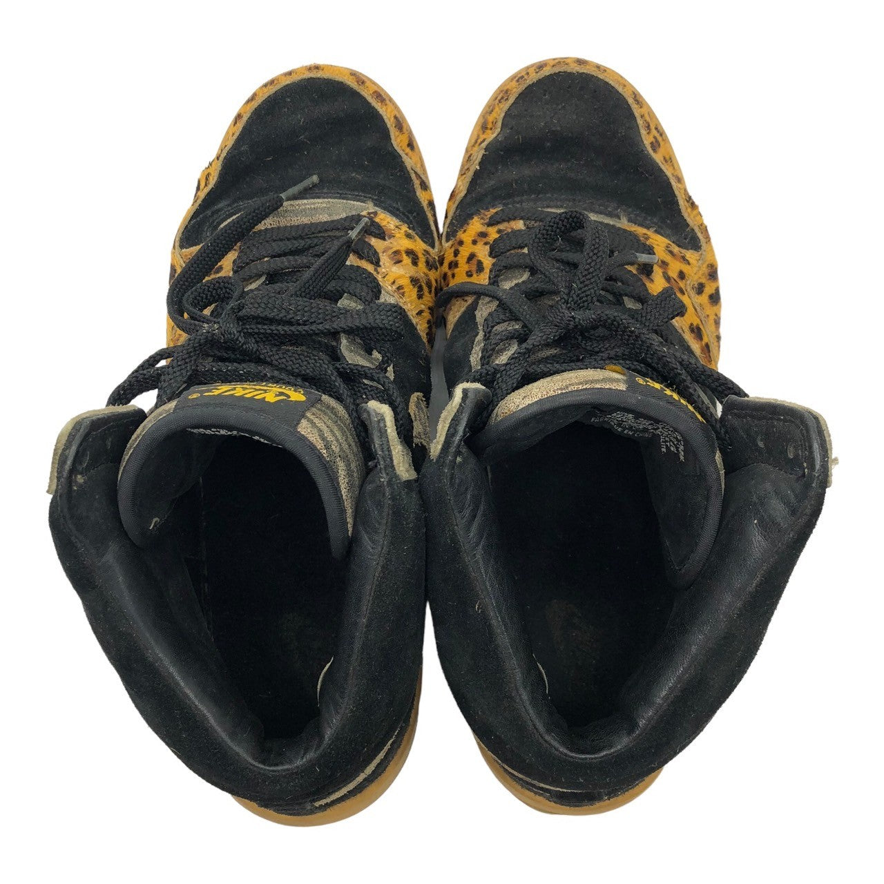 NIKE(ナイキ) COURT FORCE HIGH PRMEIUM コートフォース ハイ プレミアム ハイケット スニーカー 314429-021 28.5cm ブラック×ブラウン