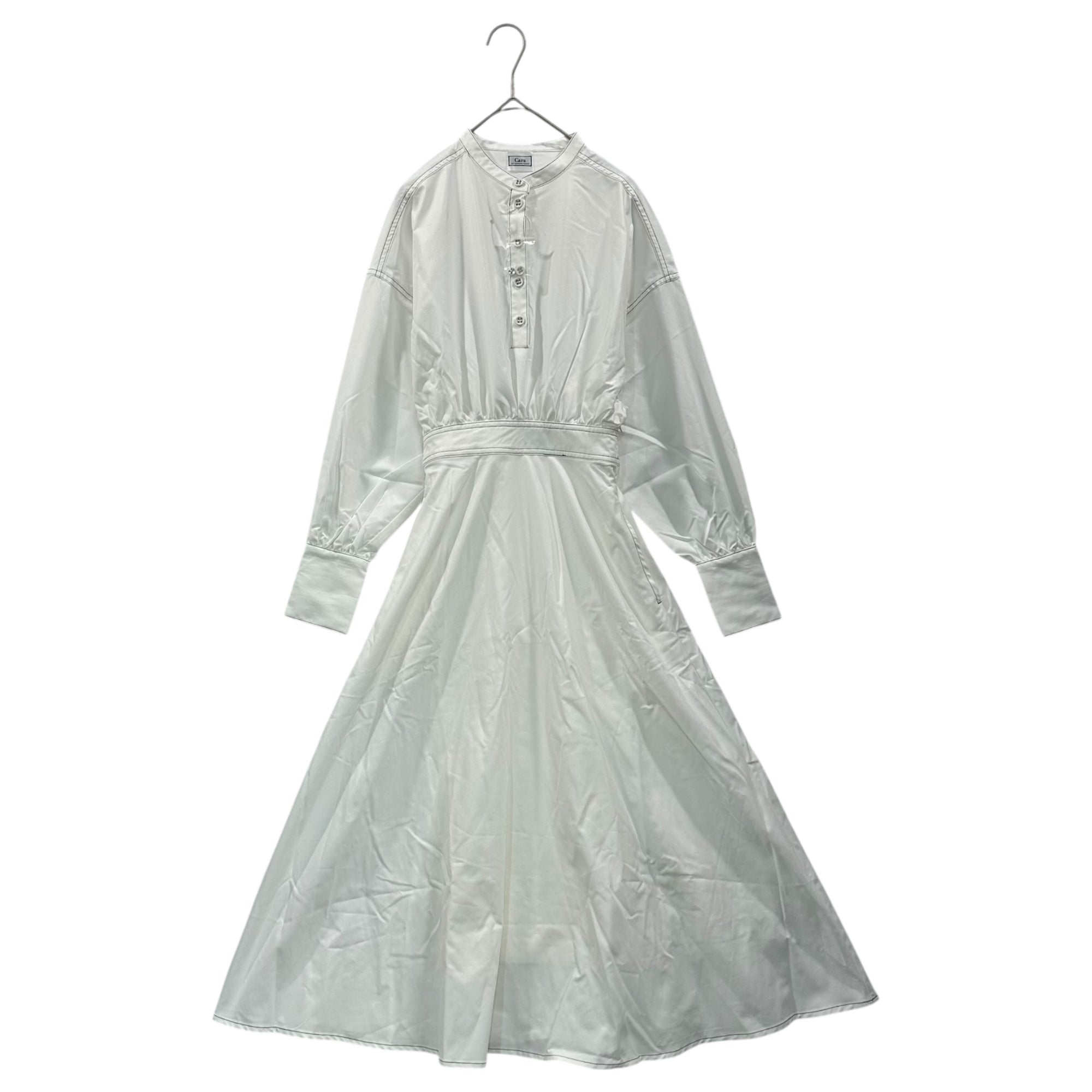 cara by katrin tokyo(カラ カトリーン トーキョー) L/S Button-Up Dress 長袖 ボタン ワンピース KA22SO060 FREE ホワイト