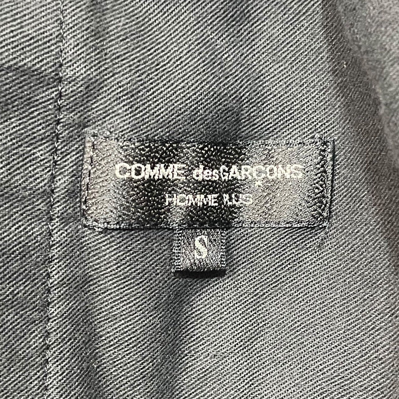 COMME des GARCONS HOMME PLUS(コムデギャルソンオムプリュス) 80's VINTAGE wide tapered check slacks ワイド テーパード チェック スラックス 川久保玲 本人期 PP-05007S SIZE S(大きめサイズ) ホワイト×ブラック AD1989 80年代ヴィンテージ 稀少品