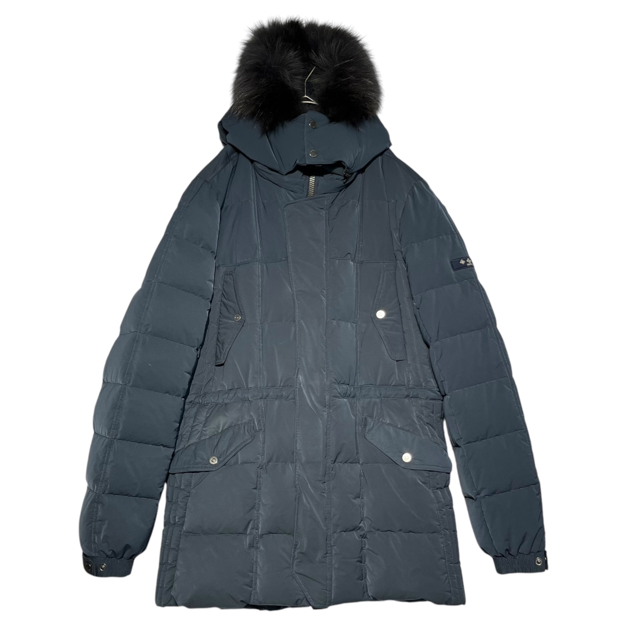 TATRAS(タトラス) Raccoon fur belted down coat ラクーンファー ベルテッド ダウン コート MTA6BM