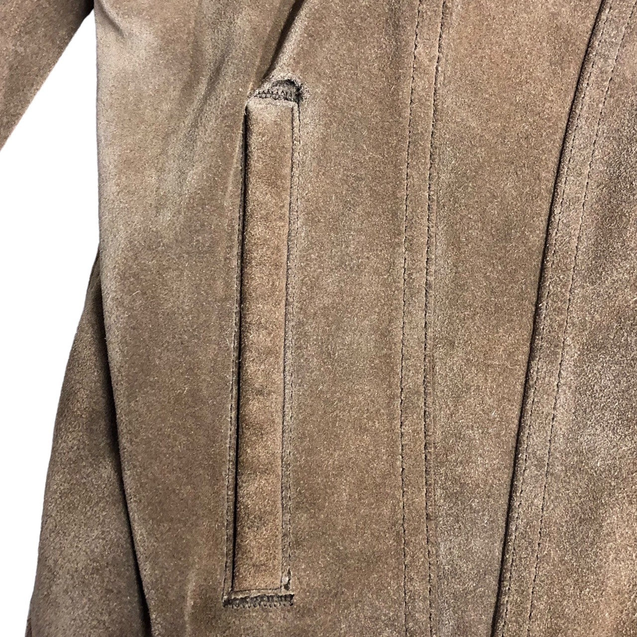 OLD GAP(オールドギャップ) 00's 3rd type suede trucker jacket スウェード トラッカー ジャケット 776016-00 M ブラウン 本革 Y2K レザー